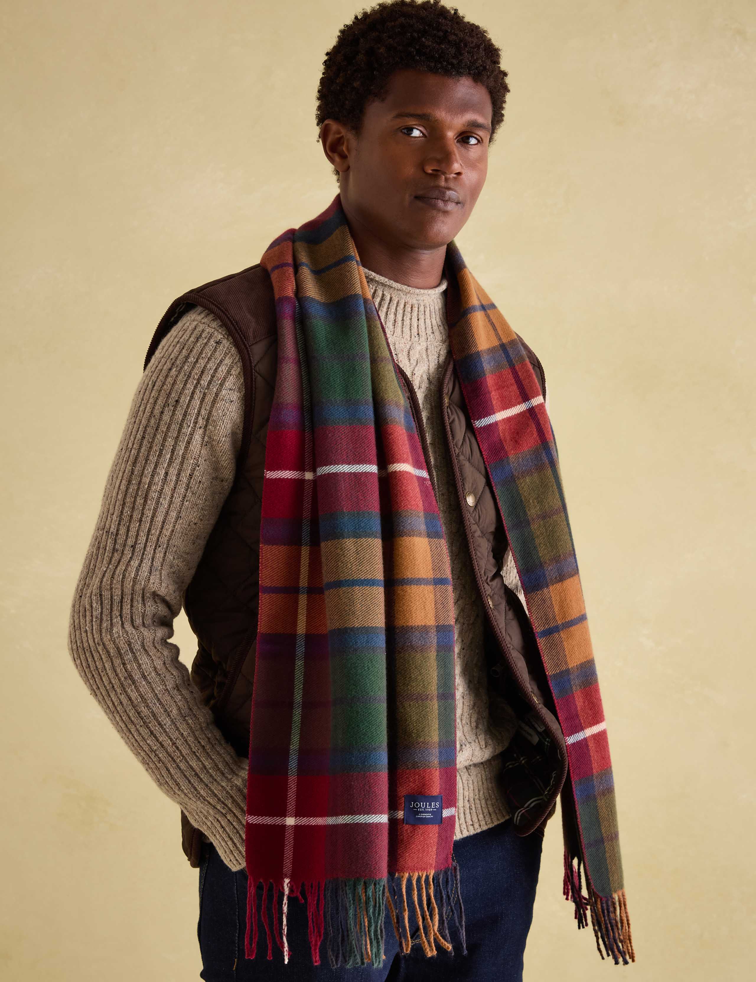 Checked Tartan Scarf 3 of 5
