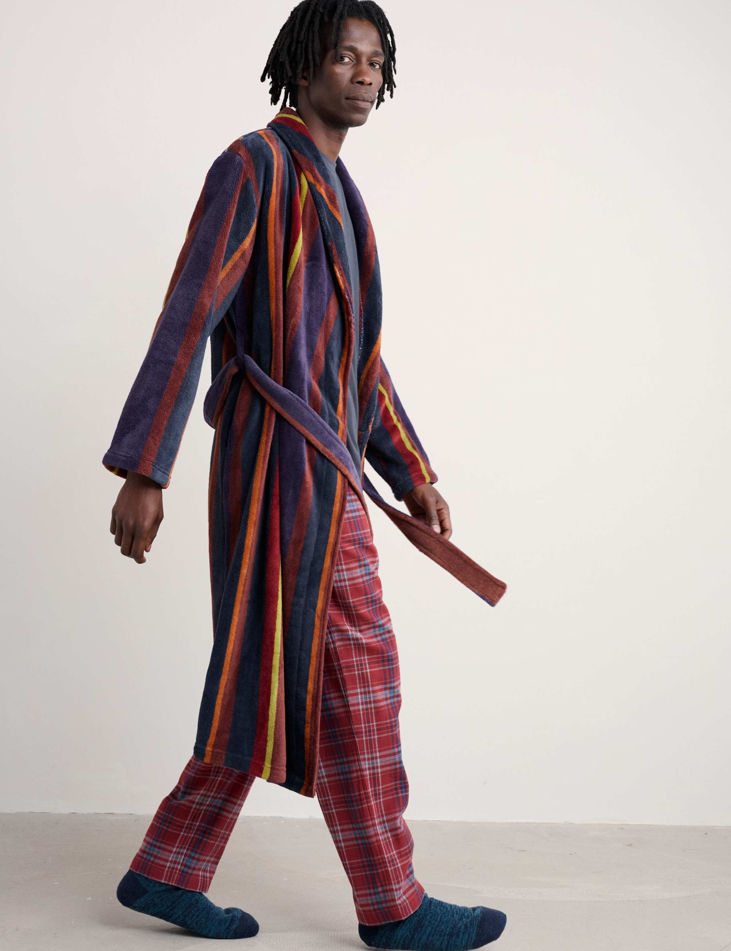 Striped Dressing Gown 1 of 5