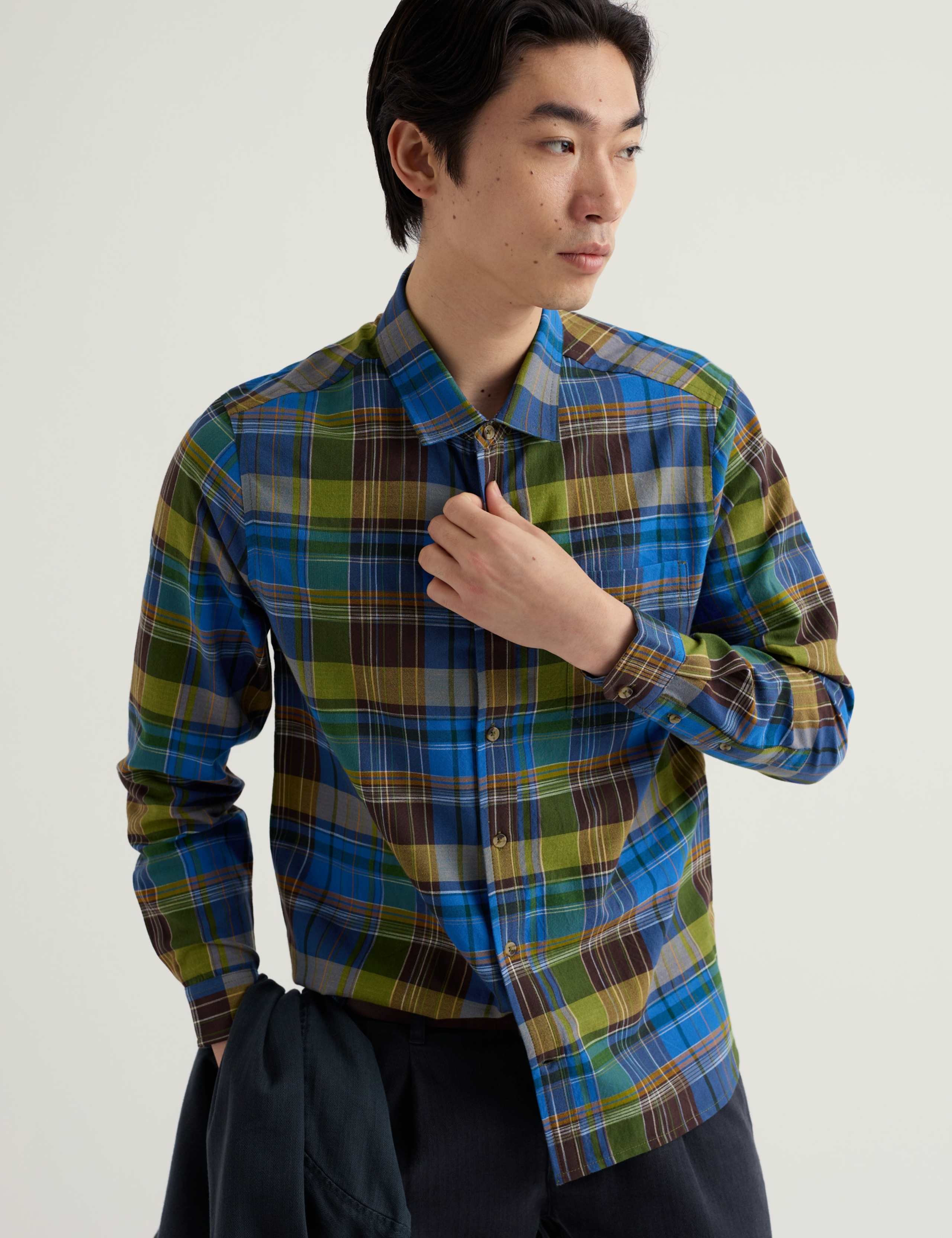 Regular Fit Pure Cotton Checked Shirt 4 of 6