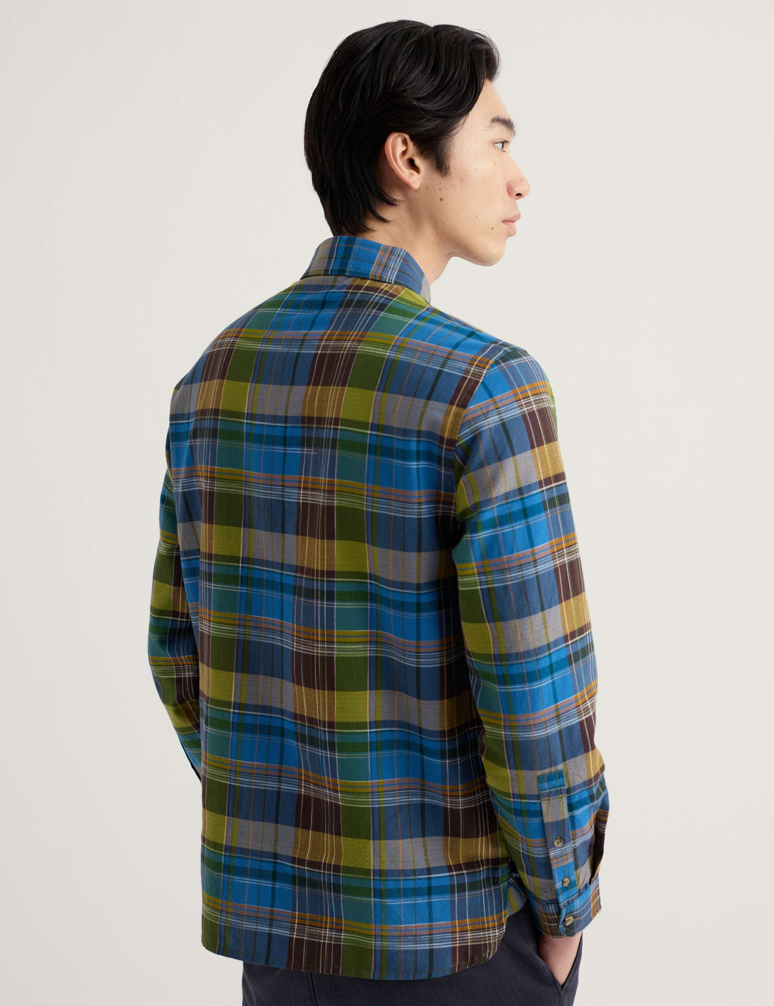 Regular Fit Pure Cotton Checked Shirt 5 of 6