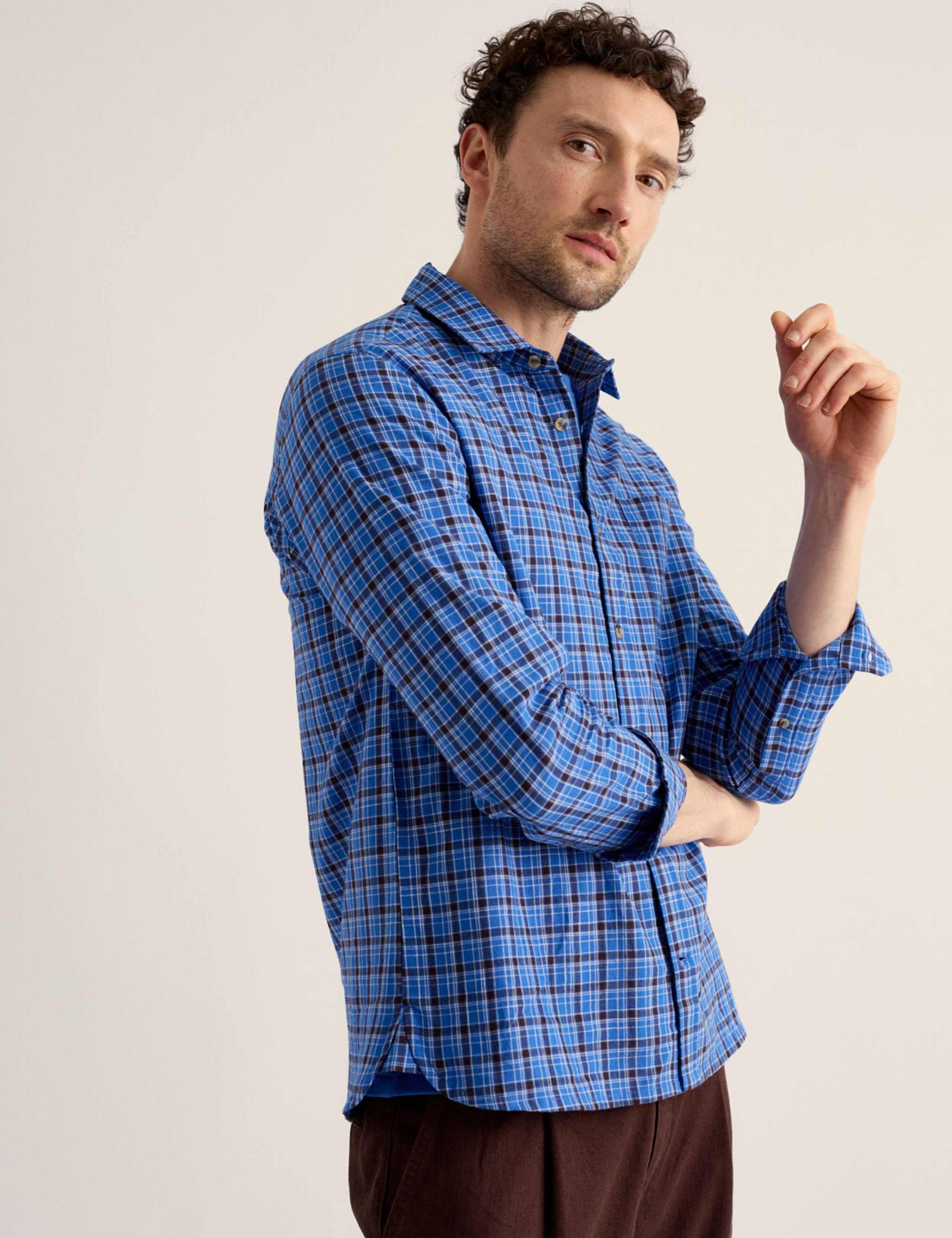 Regular Fit Pure Cotton Checked Shirt 1 of 5