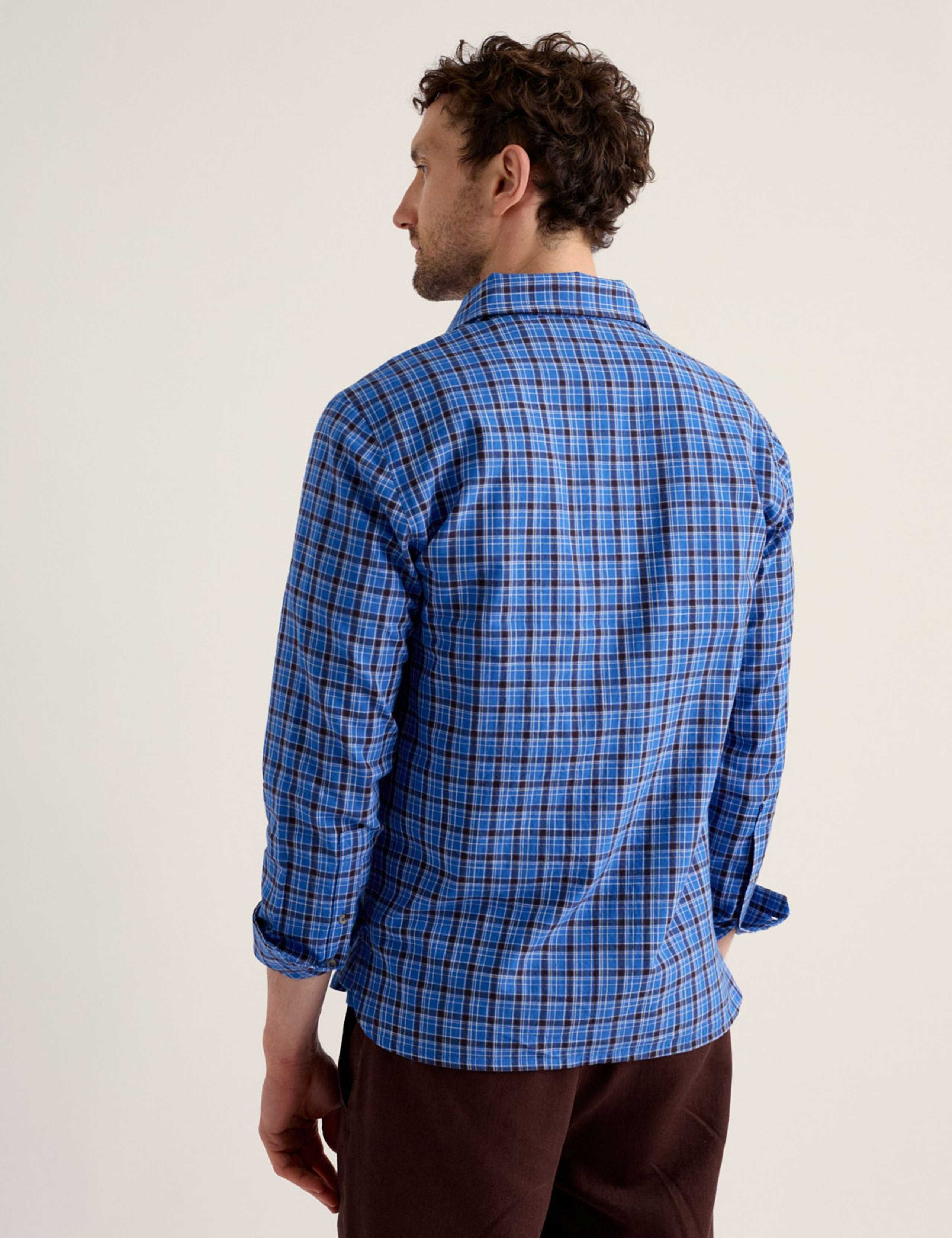 Regular Fit Pure Cotton Checked Shirt 4 of 5