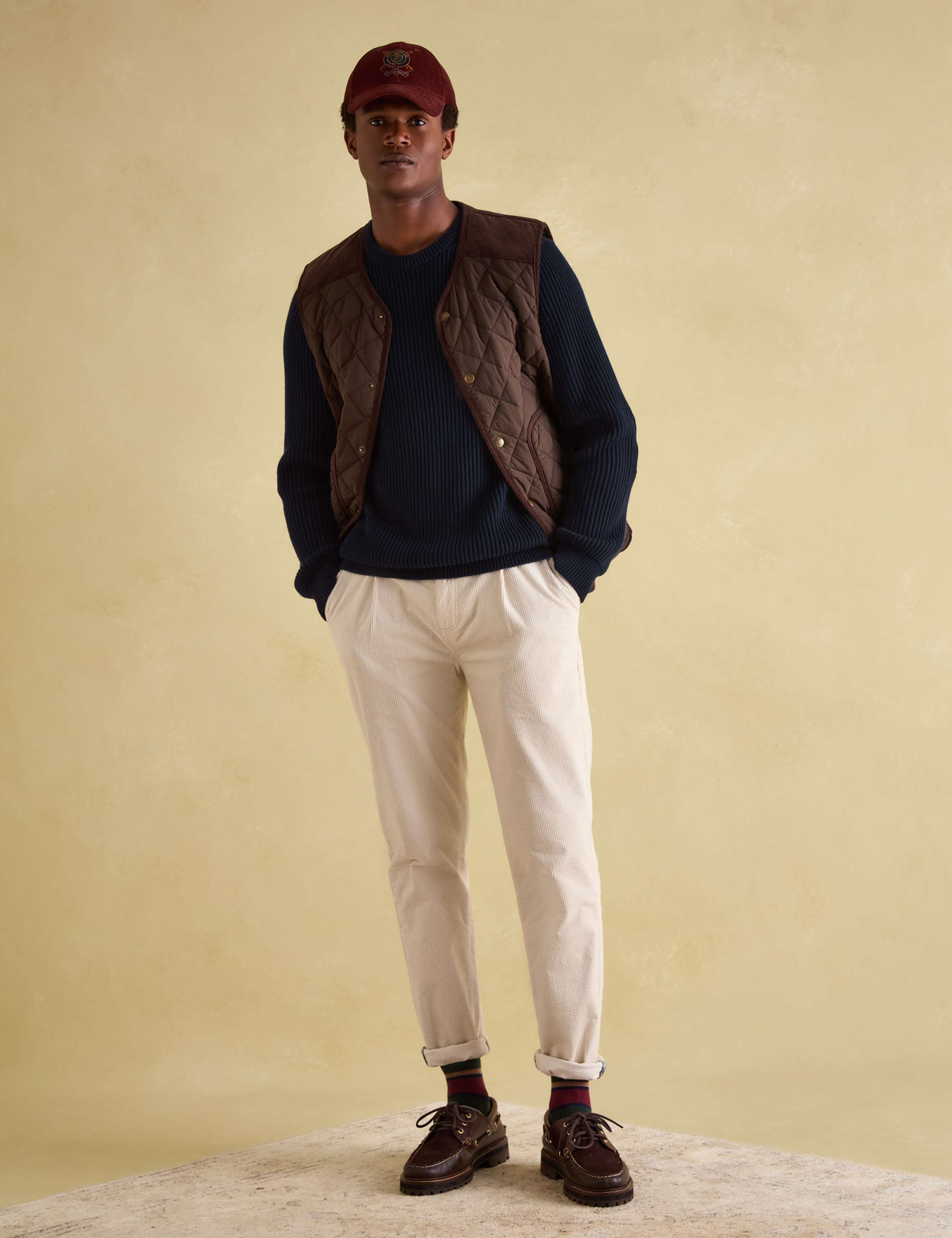 ribbed crew neck jumper