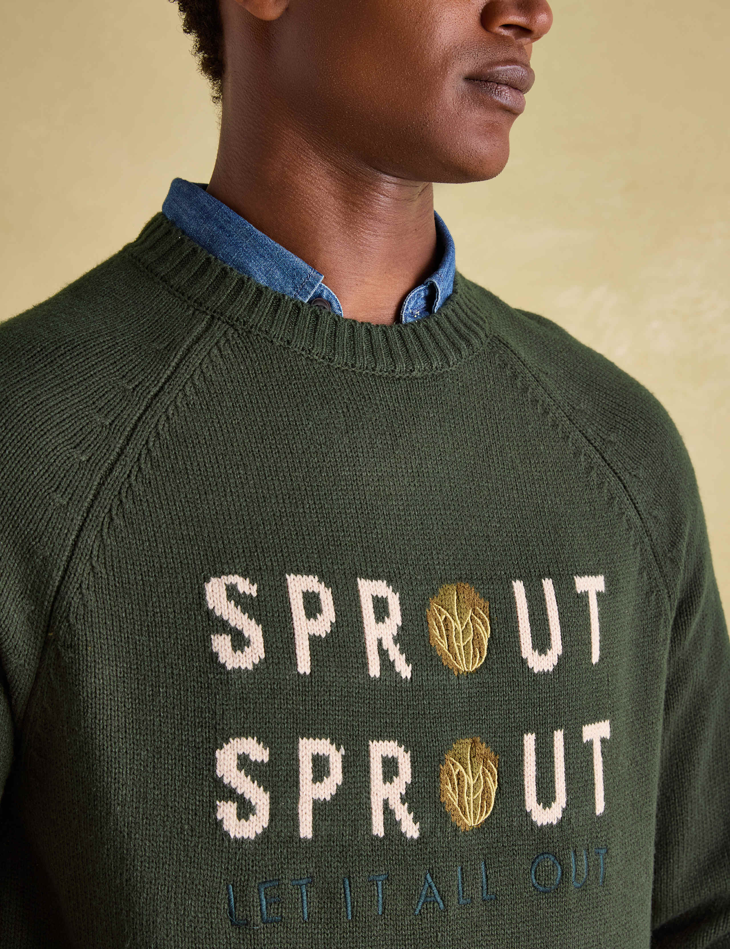 Christmas Crew Neck Jumper with Wool 4 of 4