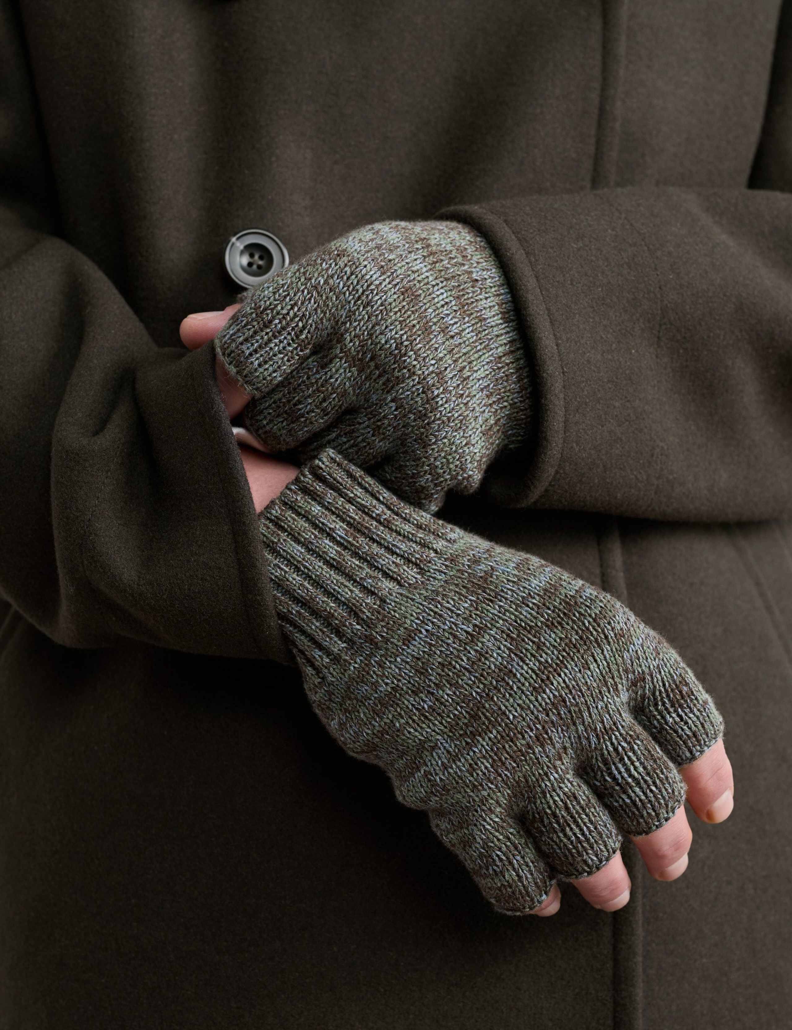 Pure Cotton Fingerless Gloves 1 of 4