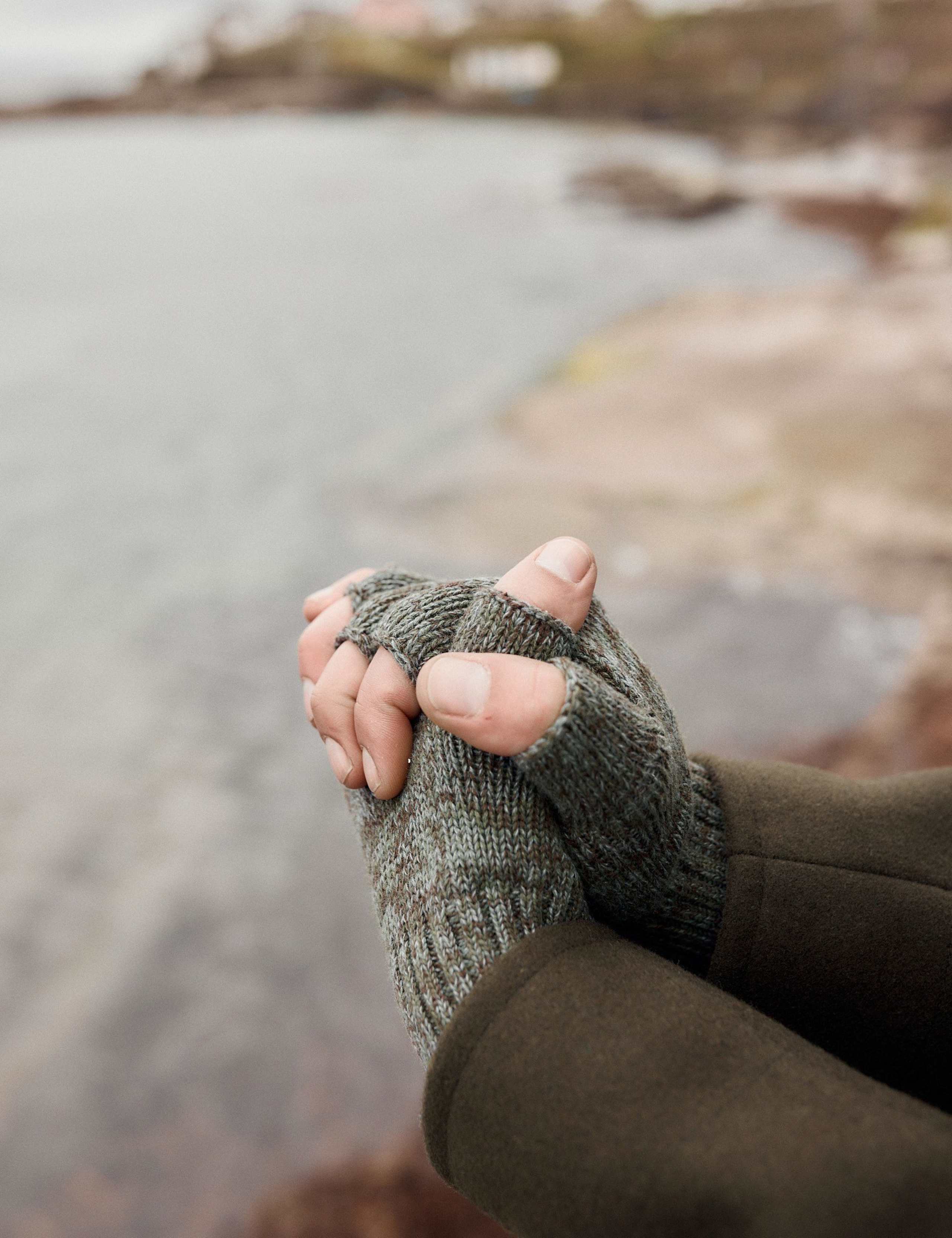 Pure Cotton Fingerless Gloves 3 of 4