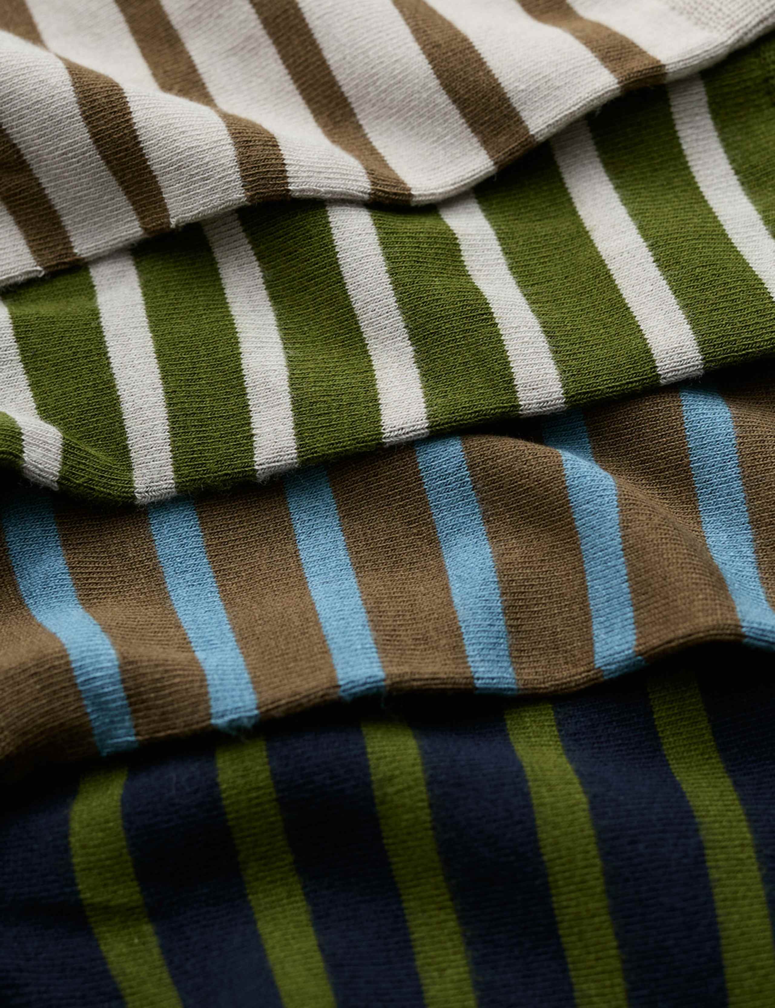 4 Pack Striped Socks 2 of 2