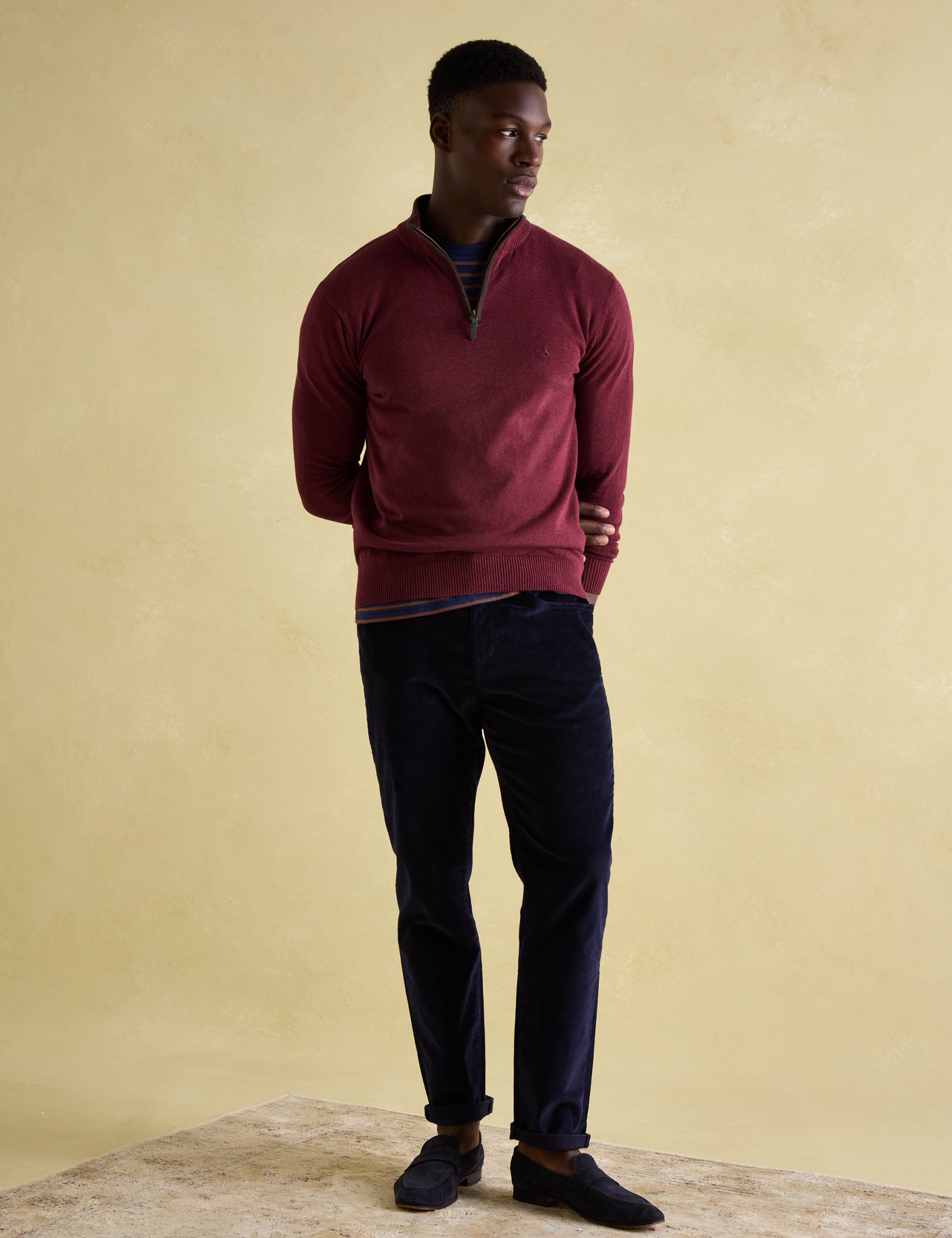 Pure Cotton Half Zip Jumper 3 of 6