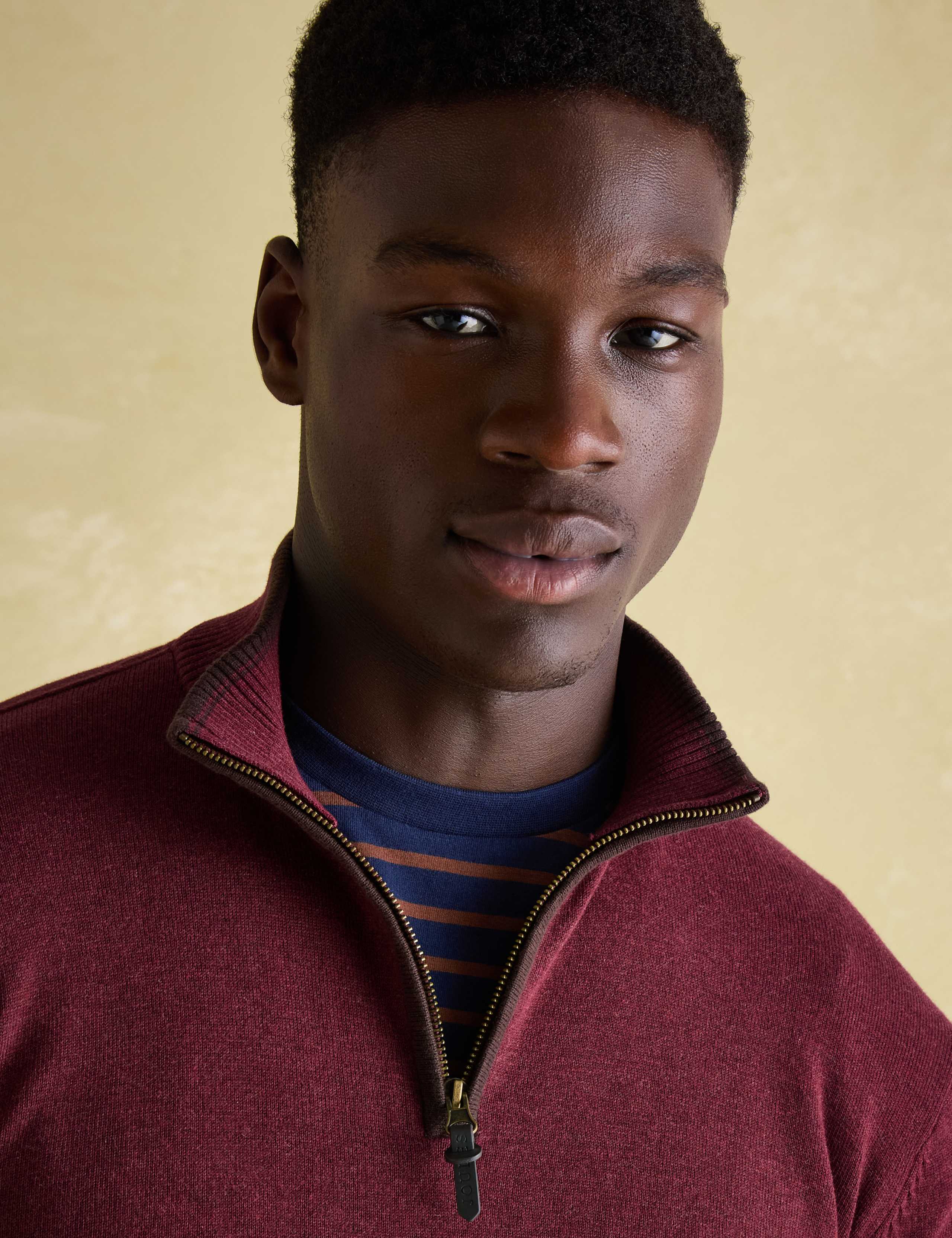 Pure Cotton Half Zip Jumper 5 of 6