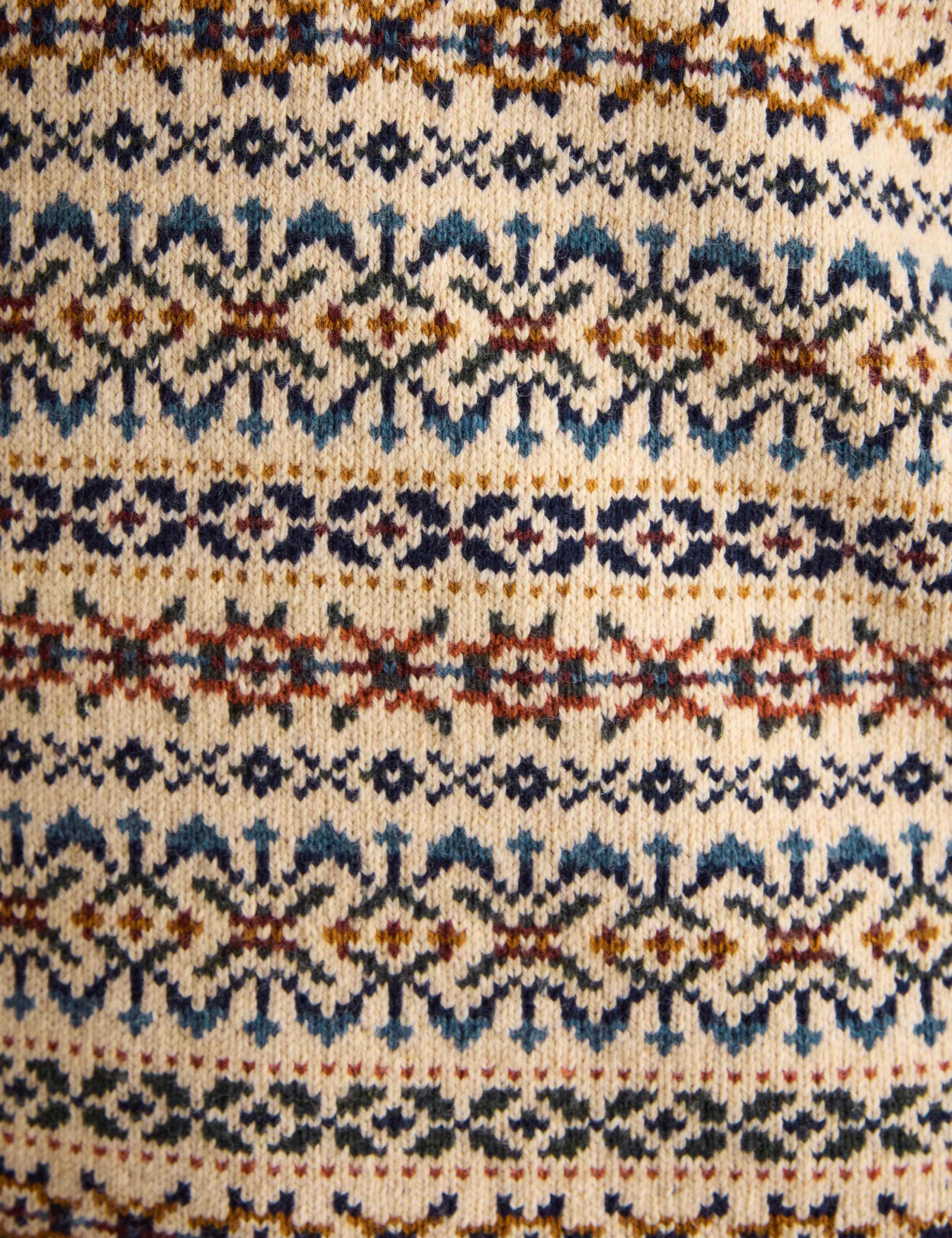 Pure Cotton Fair Isle Knitted Vest 6 of 6