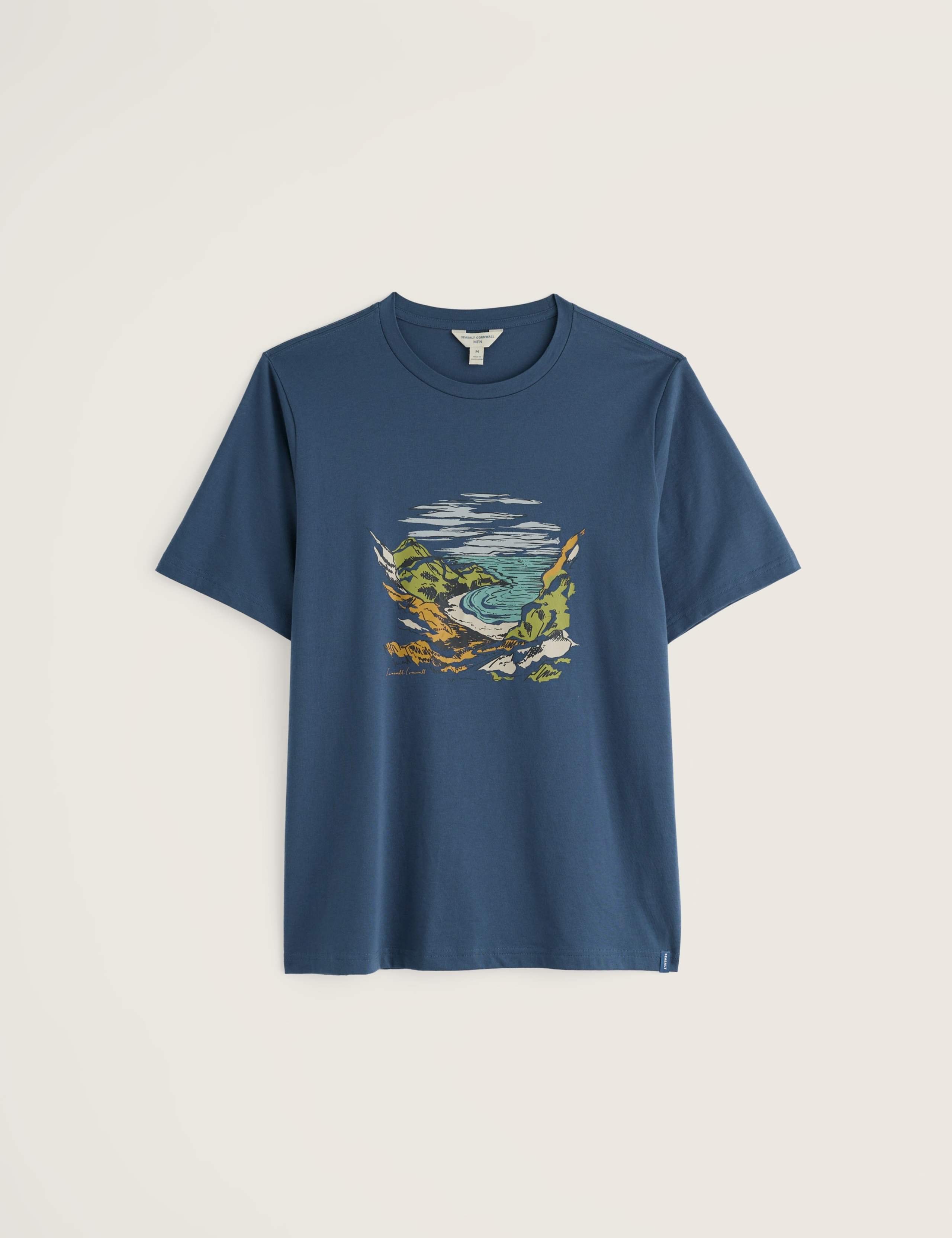 Pure Cotton Printed Crew Neck T-Shirt 2 of 5