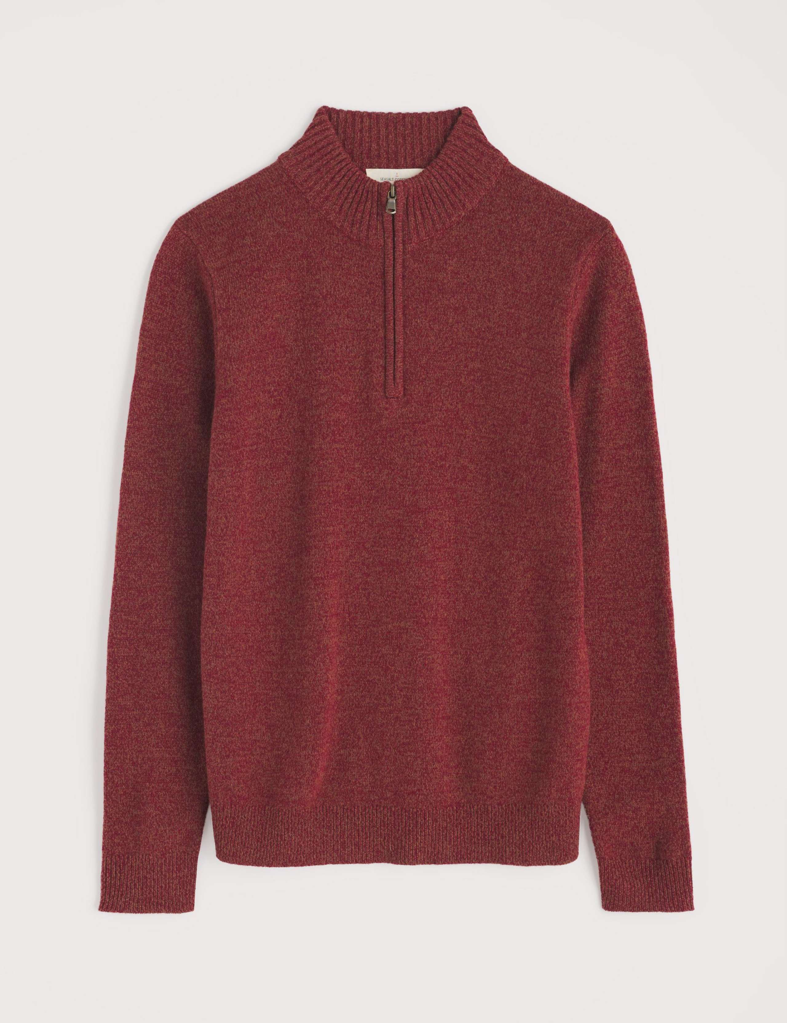 Lambswool Rich High Neck Half Zip Jumper 2 of 5