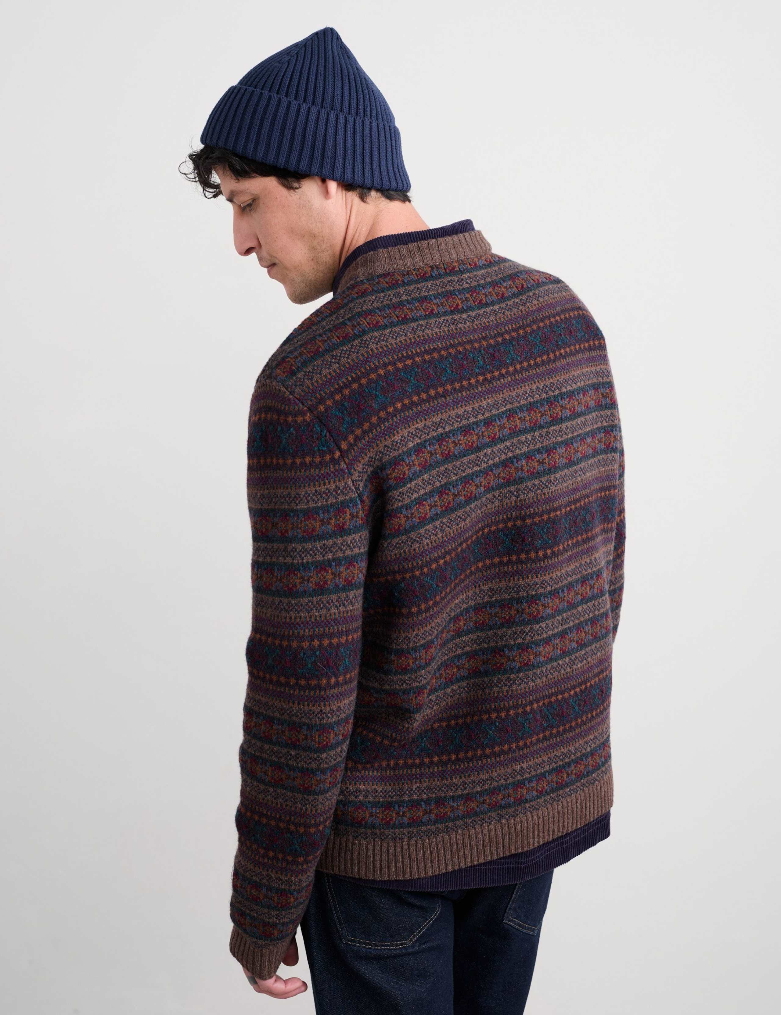 Lambswool Rich Fairisle Crew neck Jumper 3 of 5