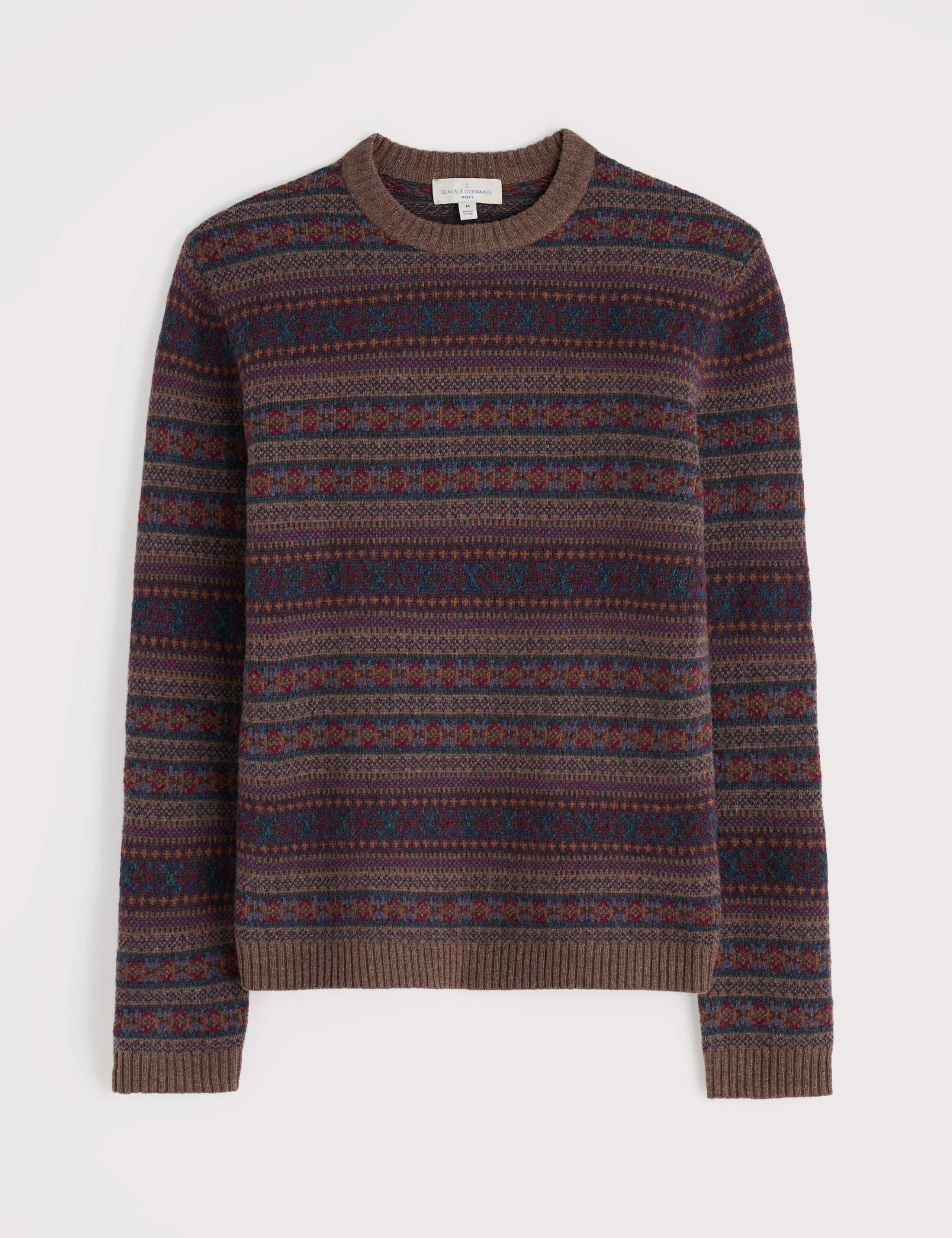 Lambswool Rich Fairisle Crew neck Jumper 2 of 5