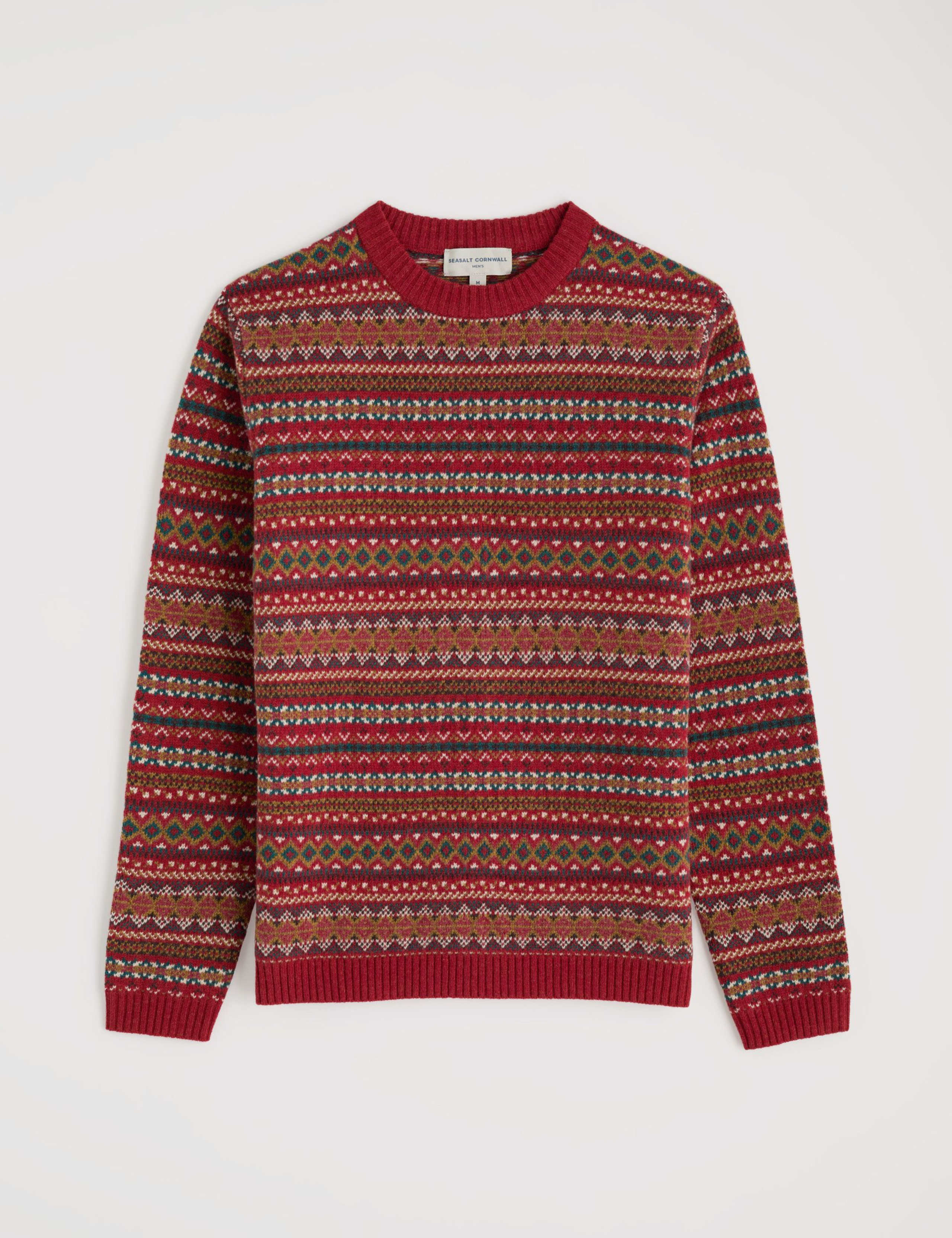 Lambswool Rich Fair Isle Crew Neck Jumper 2 of 5