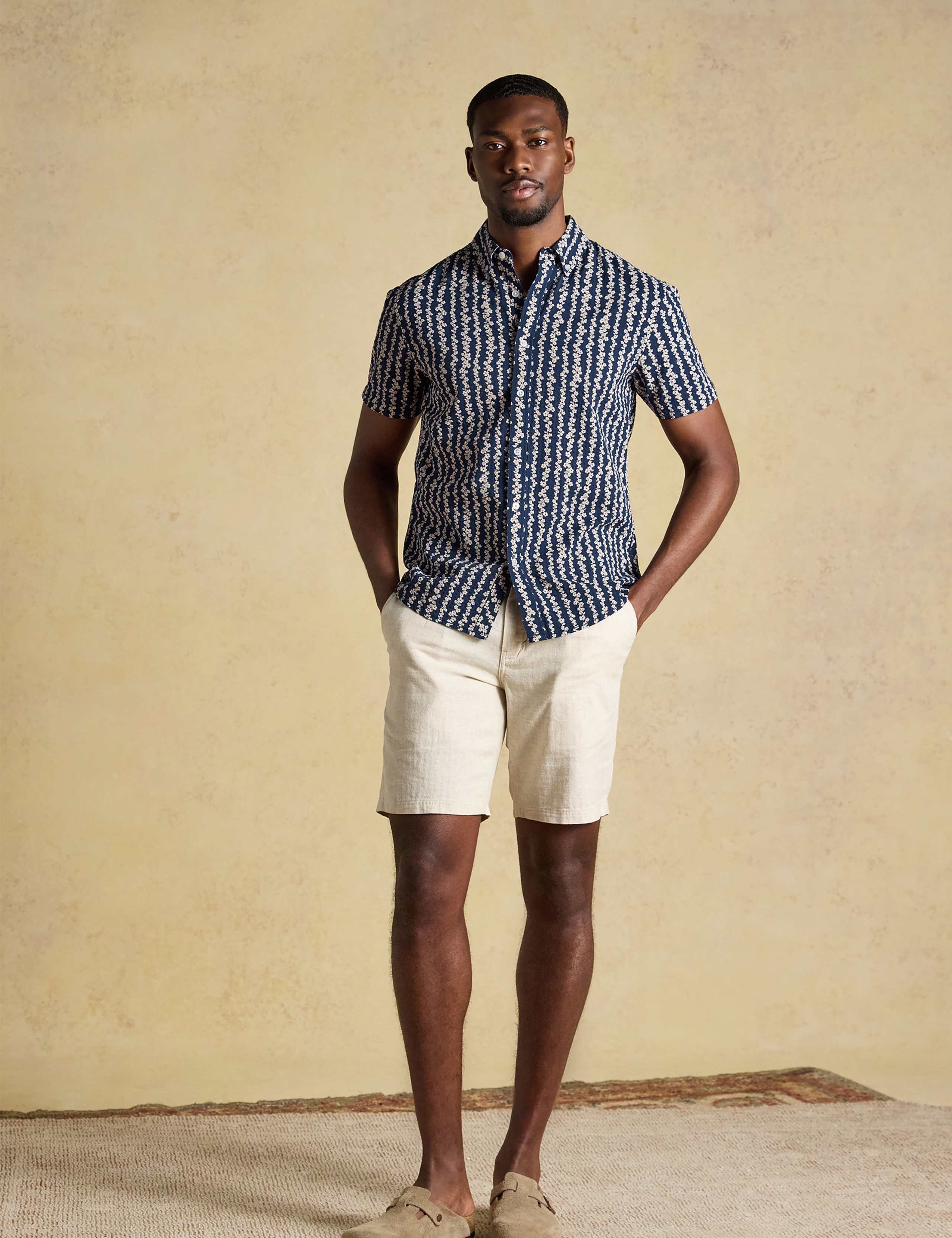 Pure Cotton Striped Seersucker Shirt 6 of 9