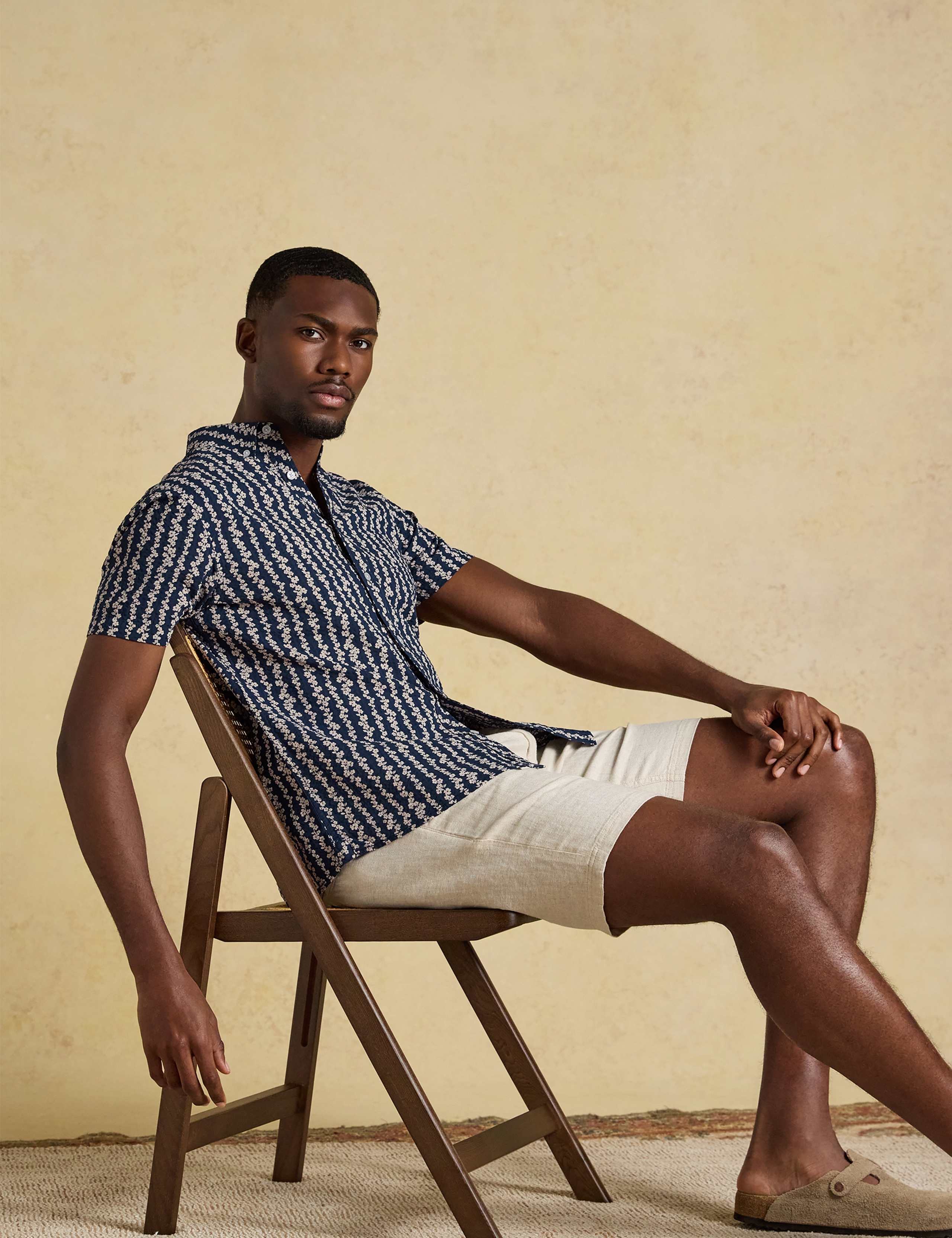 Pure Cotton Striped Seersucker Shirt 8 of 9