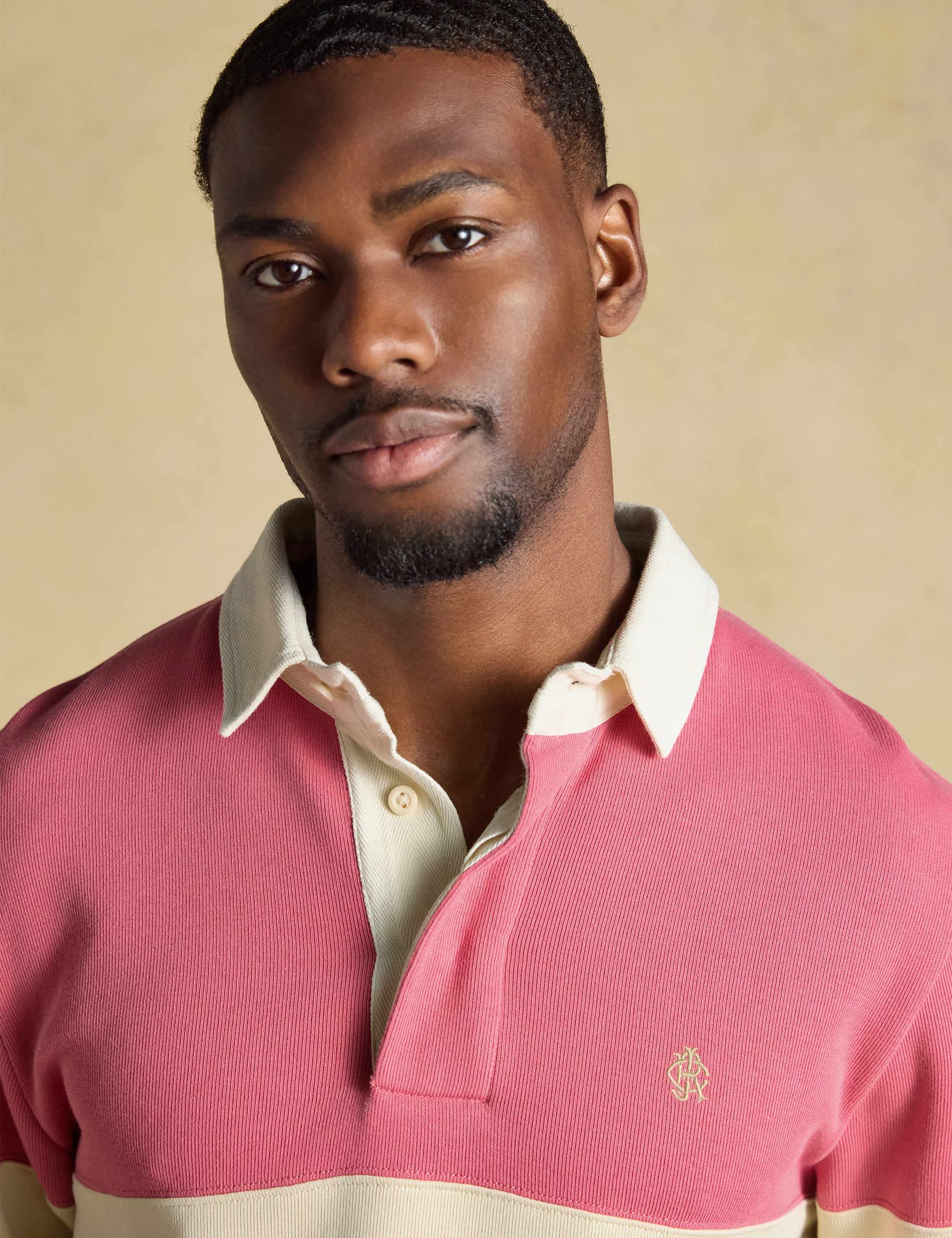 Pure Cotton Colour Block Rugby Top 4 of 9