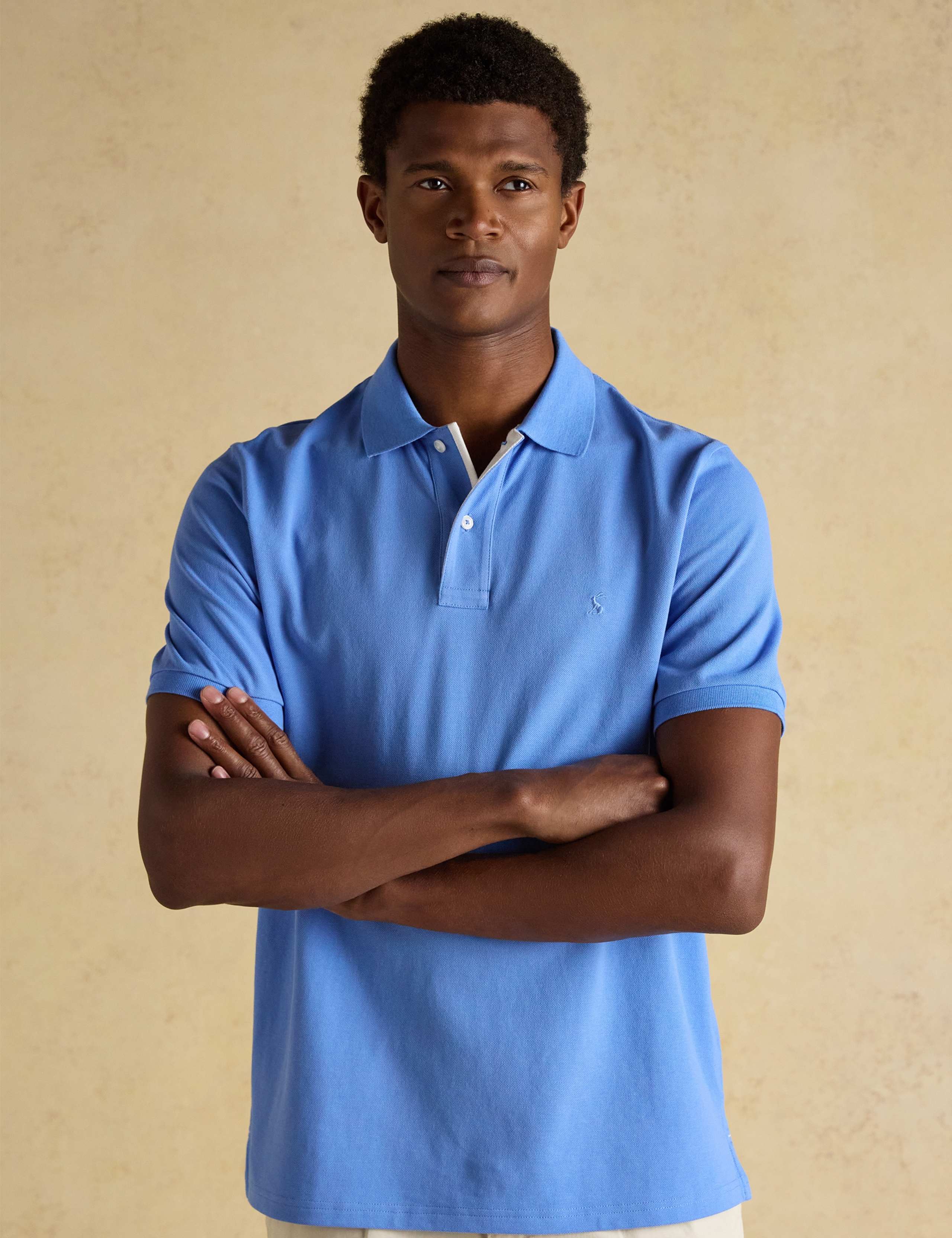 3 Pack Pure Cotton Striped Polo Shirts 3 of 10