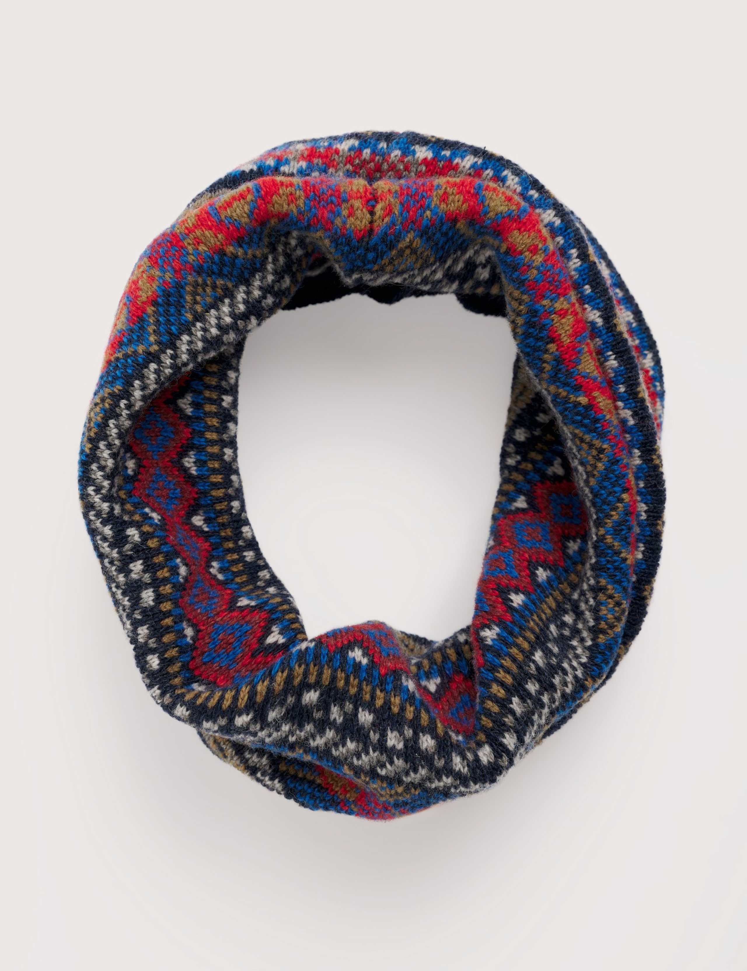Lambswool Rich Fairisle Snood 2 of 3