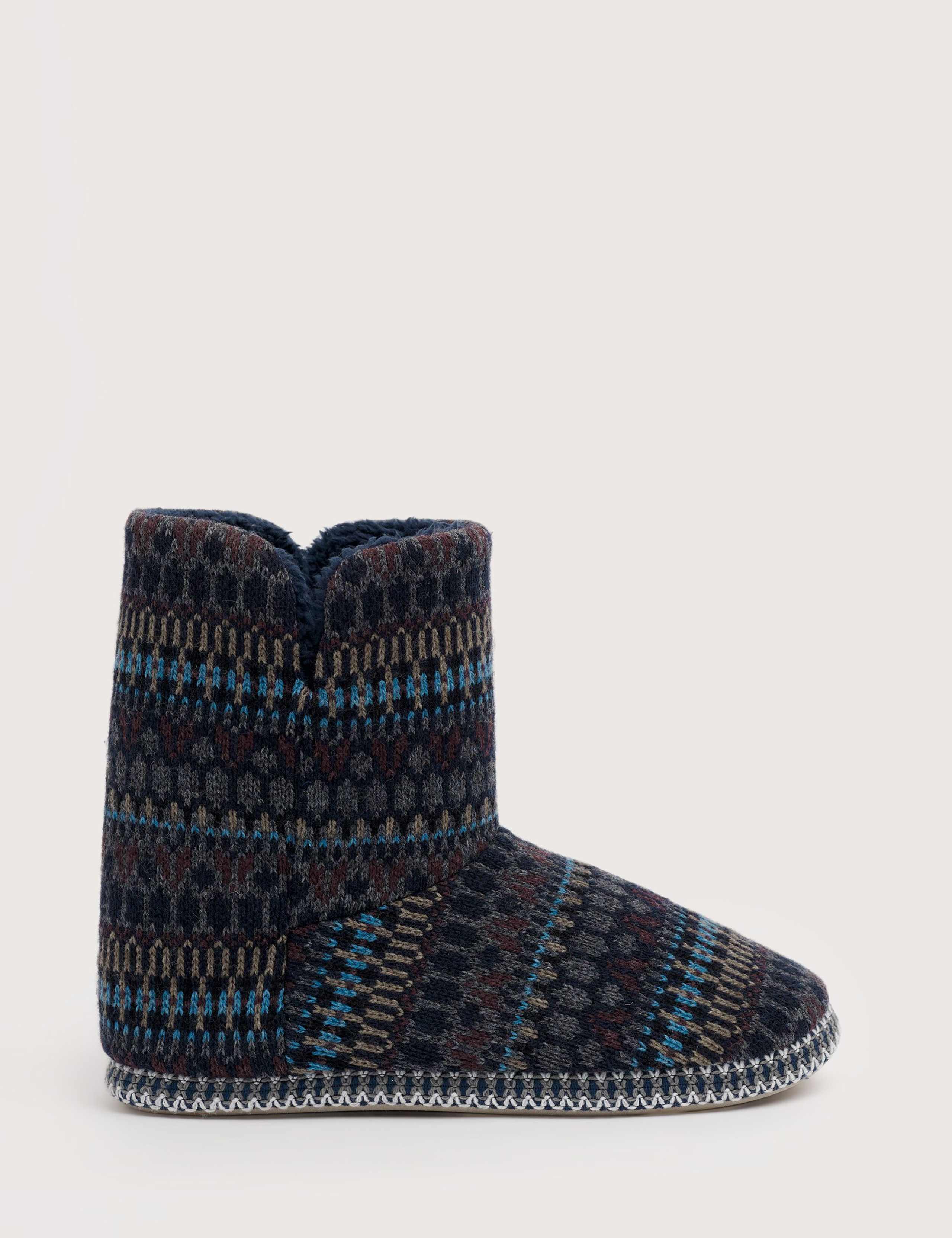 Fair Isle Slipper Boots 2 of 5