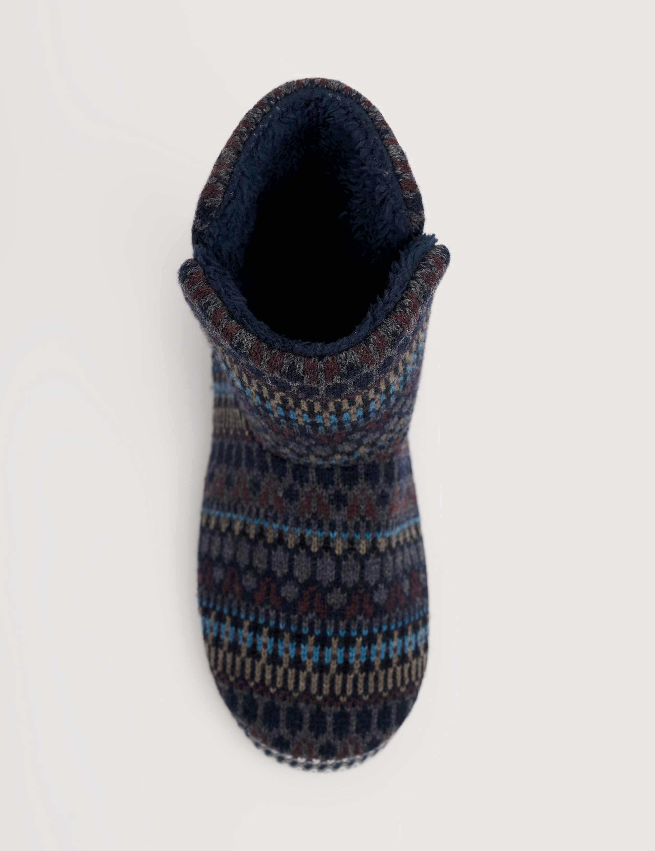 Fair Isle Slipper Boots 4 of 5