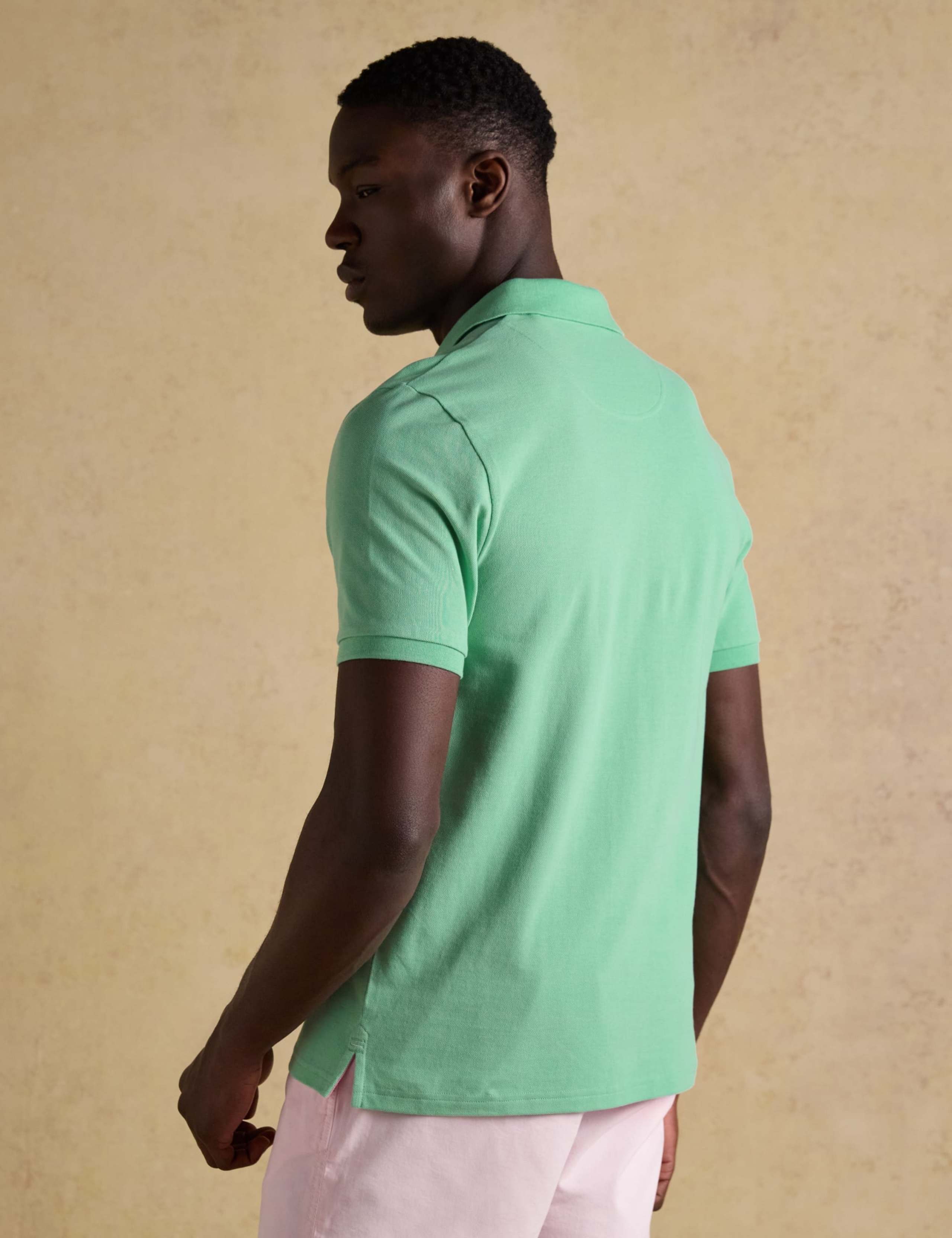 5pk Pure Cotton Pique Polo Shirt 7 of 11