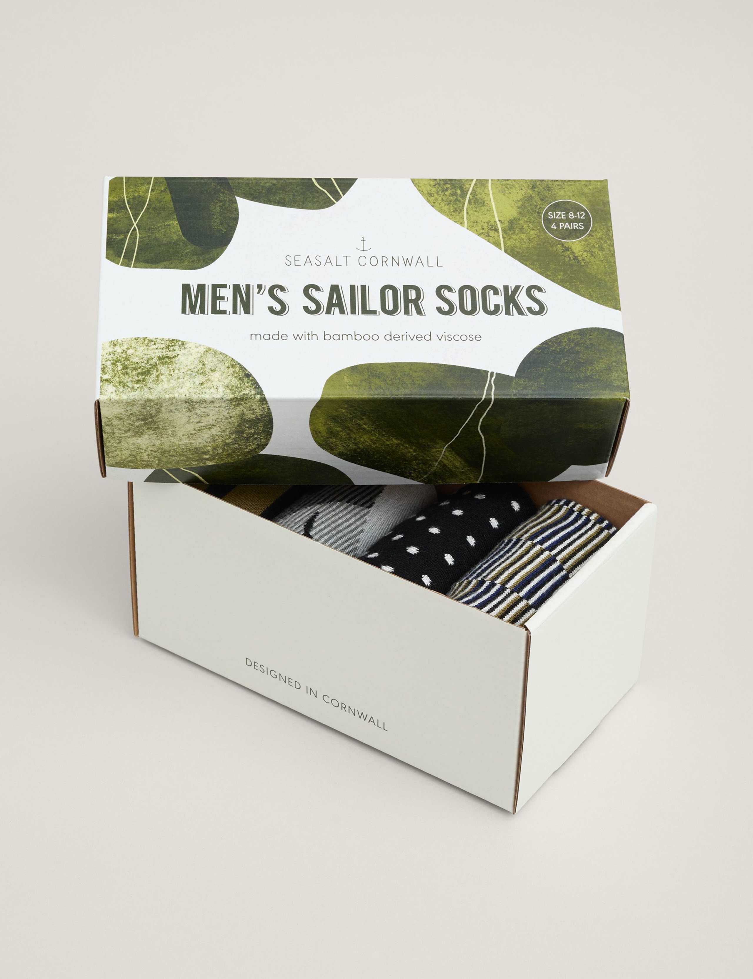 4 Pack Assorted Socks 1 of 3