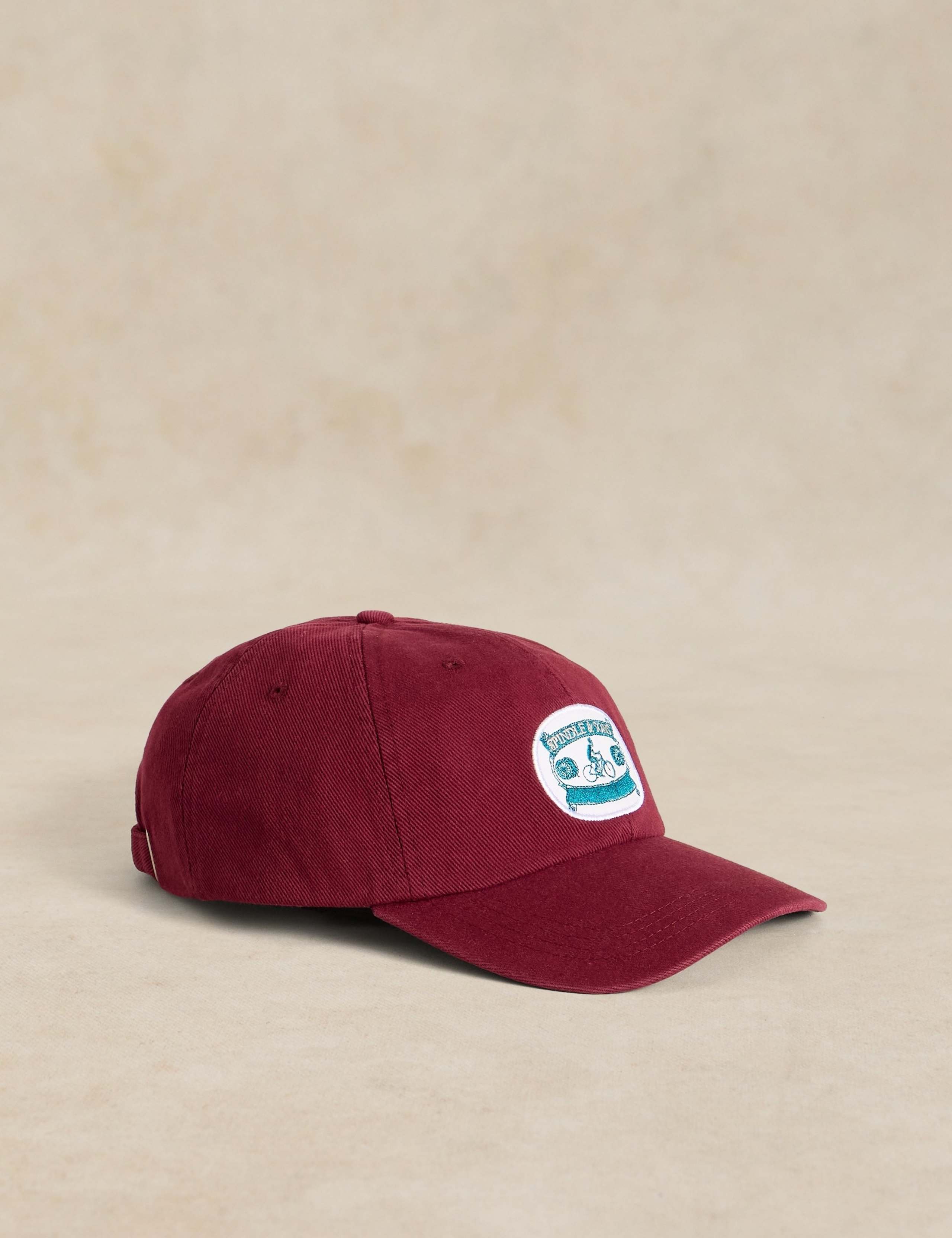 Pure Cotton Patch Detail Baseball Cap 1 of 2