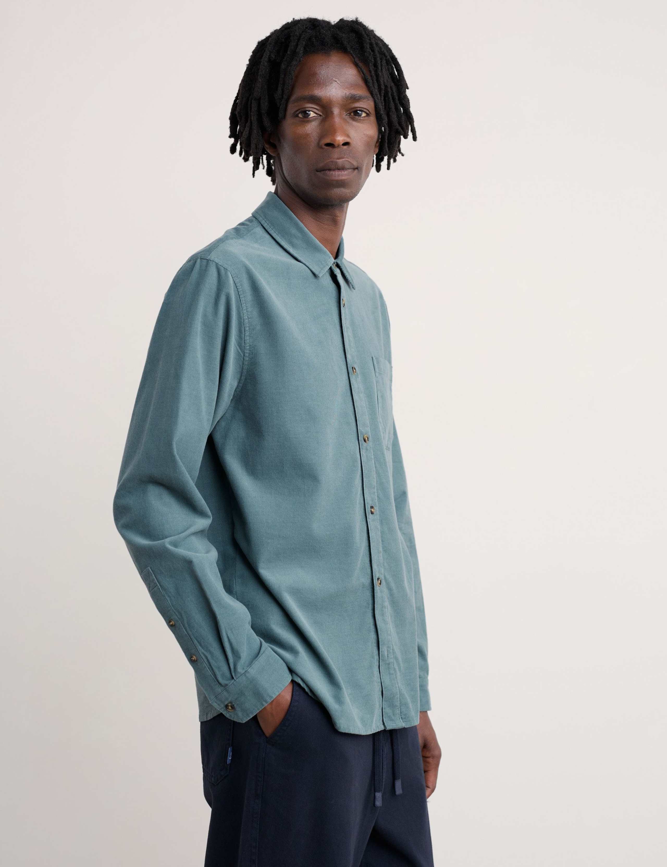 Regular Fit Corduroy Shirt 4 of 5