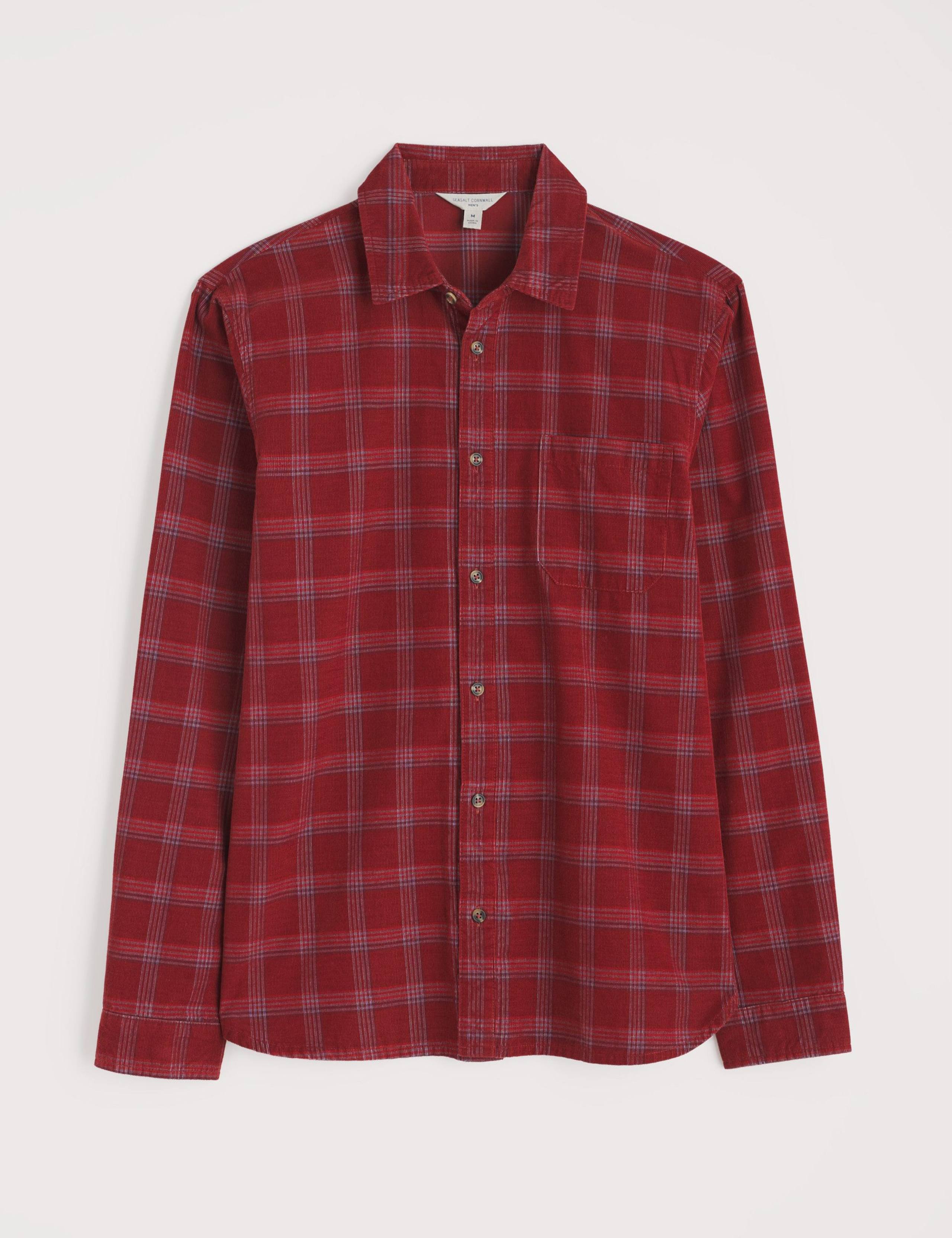 Relaxed Fit Corduroy Checked Shirt 2 of 5