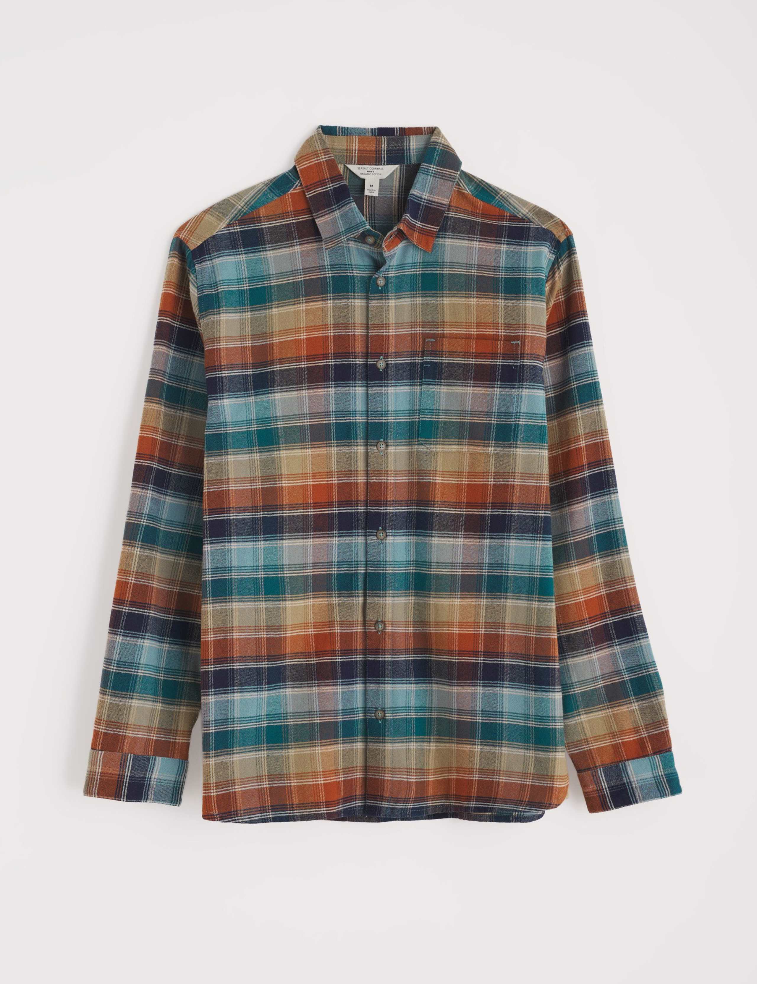 Relaxed Fit Pure Cotton Flannel Shirt 2 of 5
