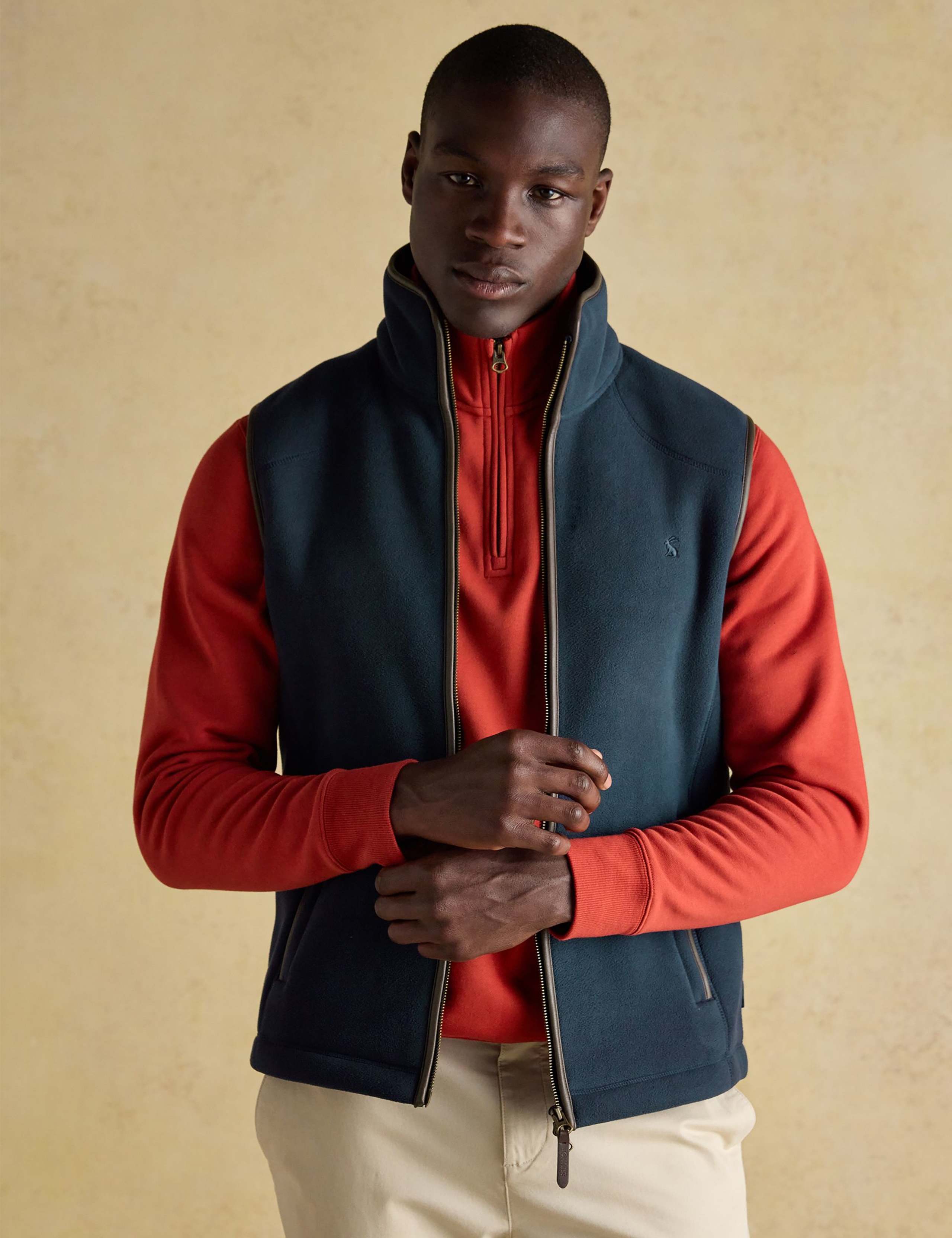 Fleece Funnel Neck Gilet 3 of 9