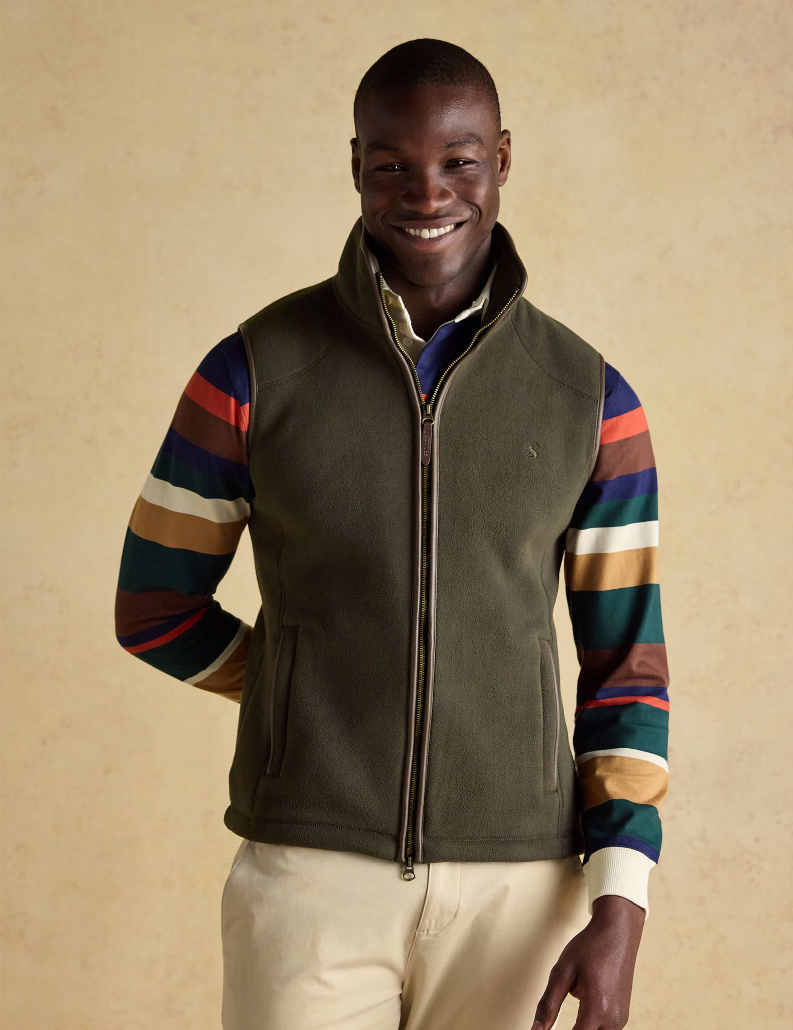 Fleece Funnel Neck Gilet 1 of 9