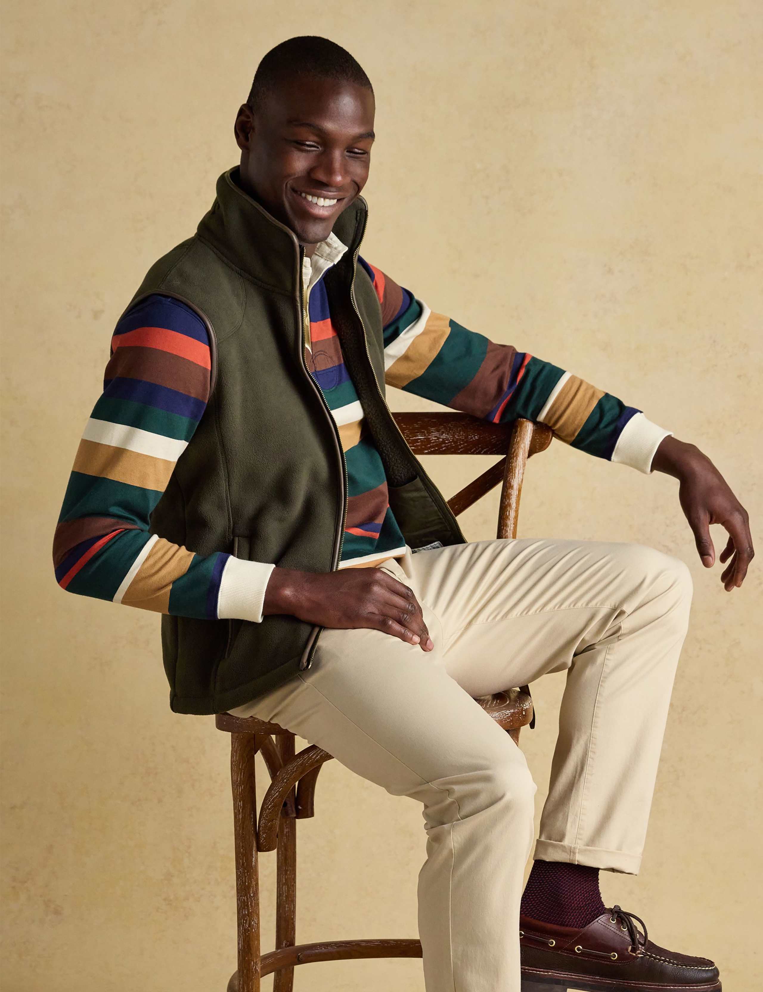 Fleece Funnel Neck Gilet 7 of 9