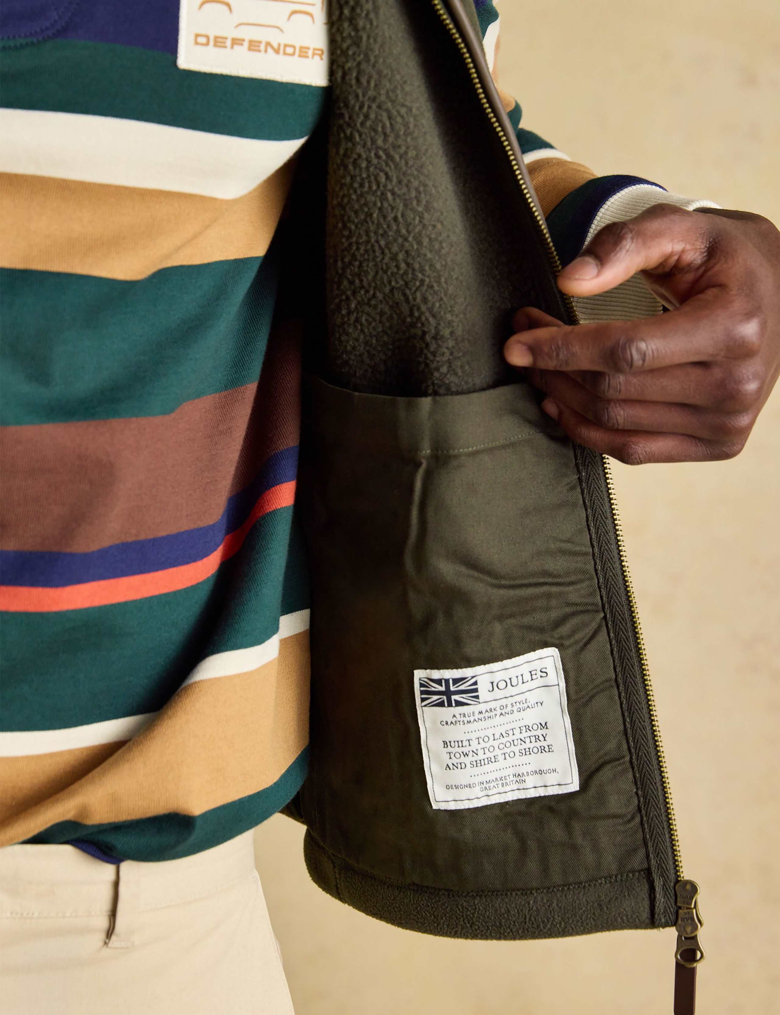 Fleece Funnel Neck Gilet 8 of 9