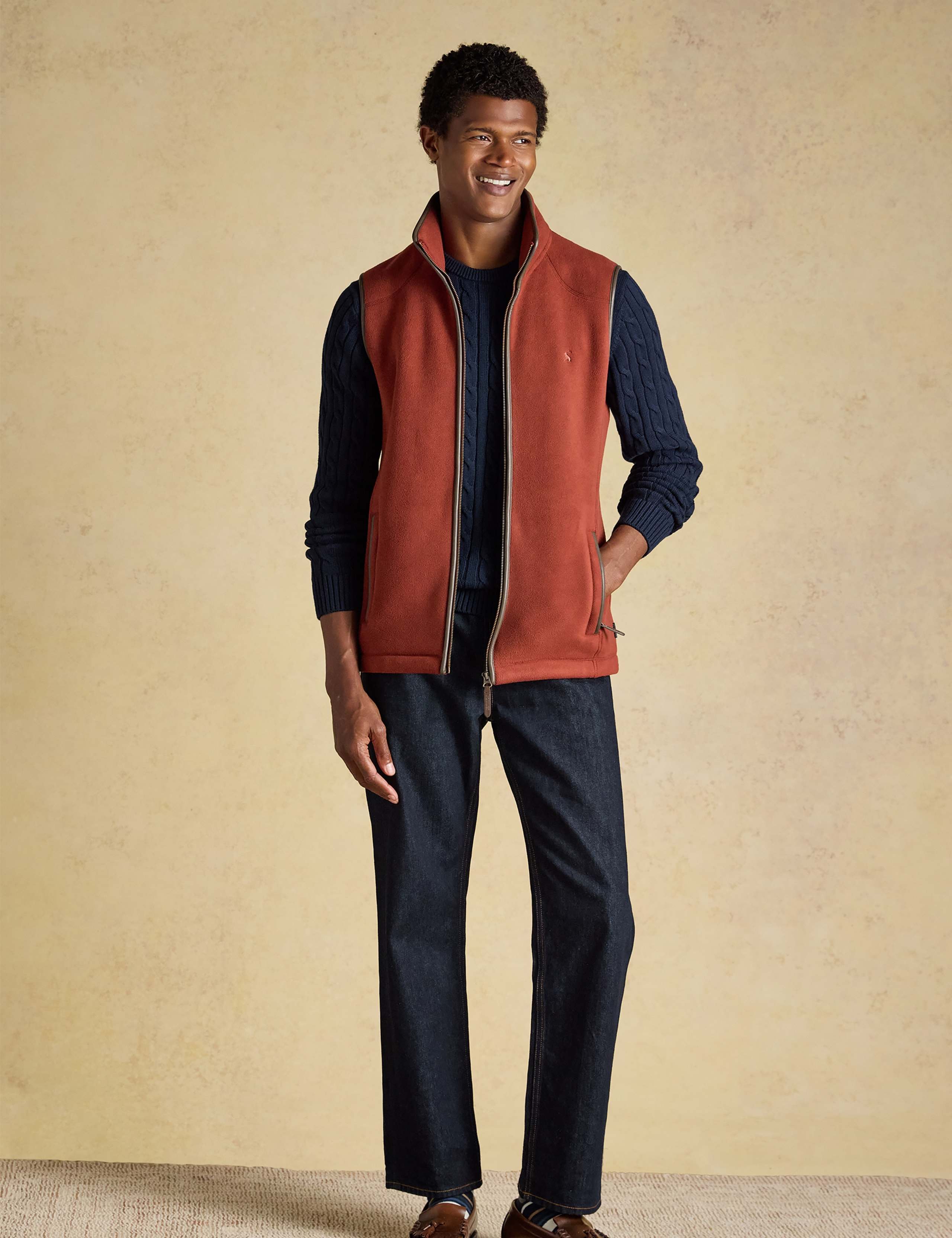 Fleece Funnel Neck Gilet 10 of 10