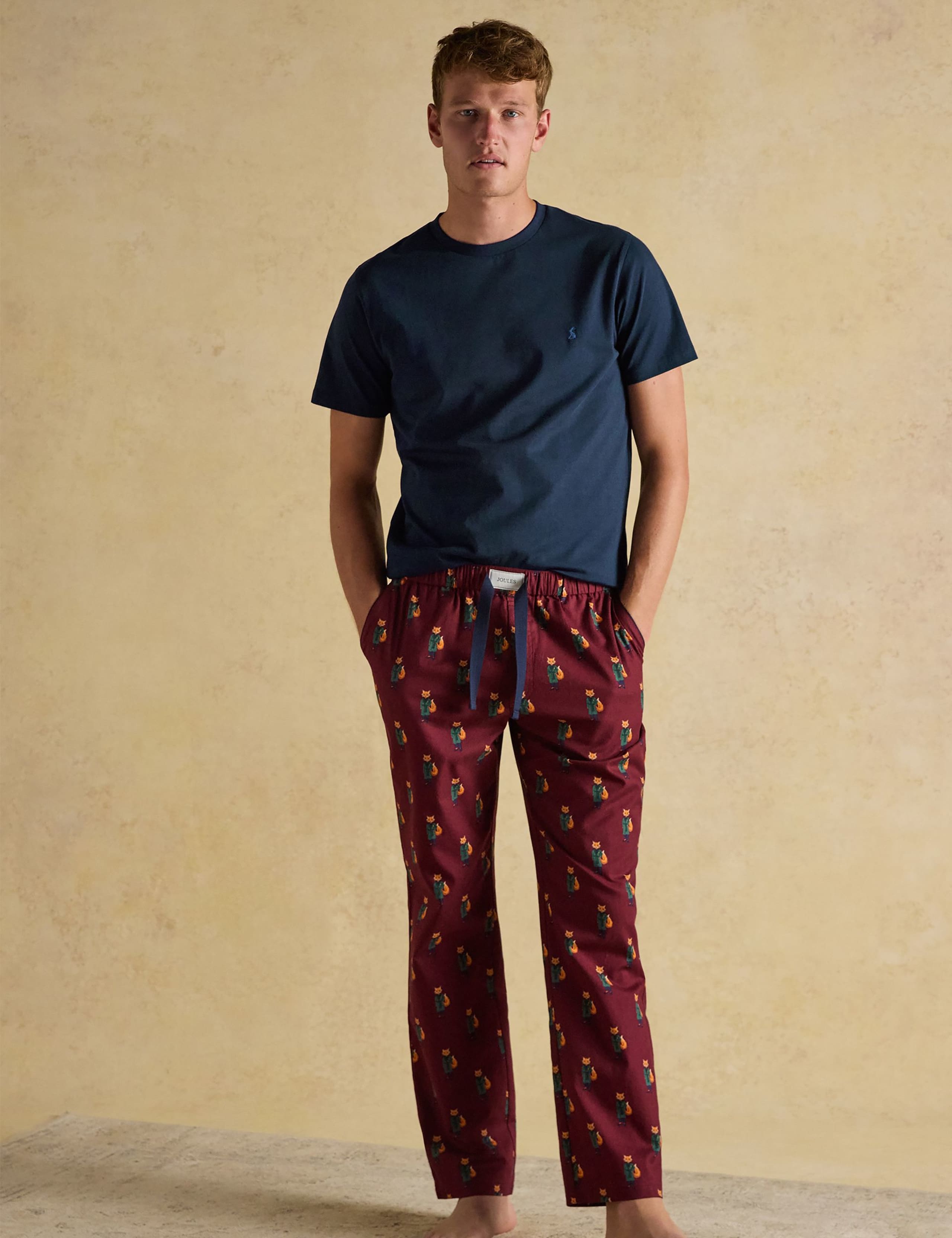 Pure Cotton Fox Print Pyjama Bottoms 3 of 8