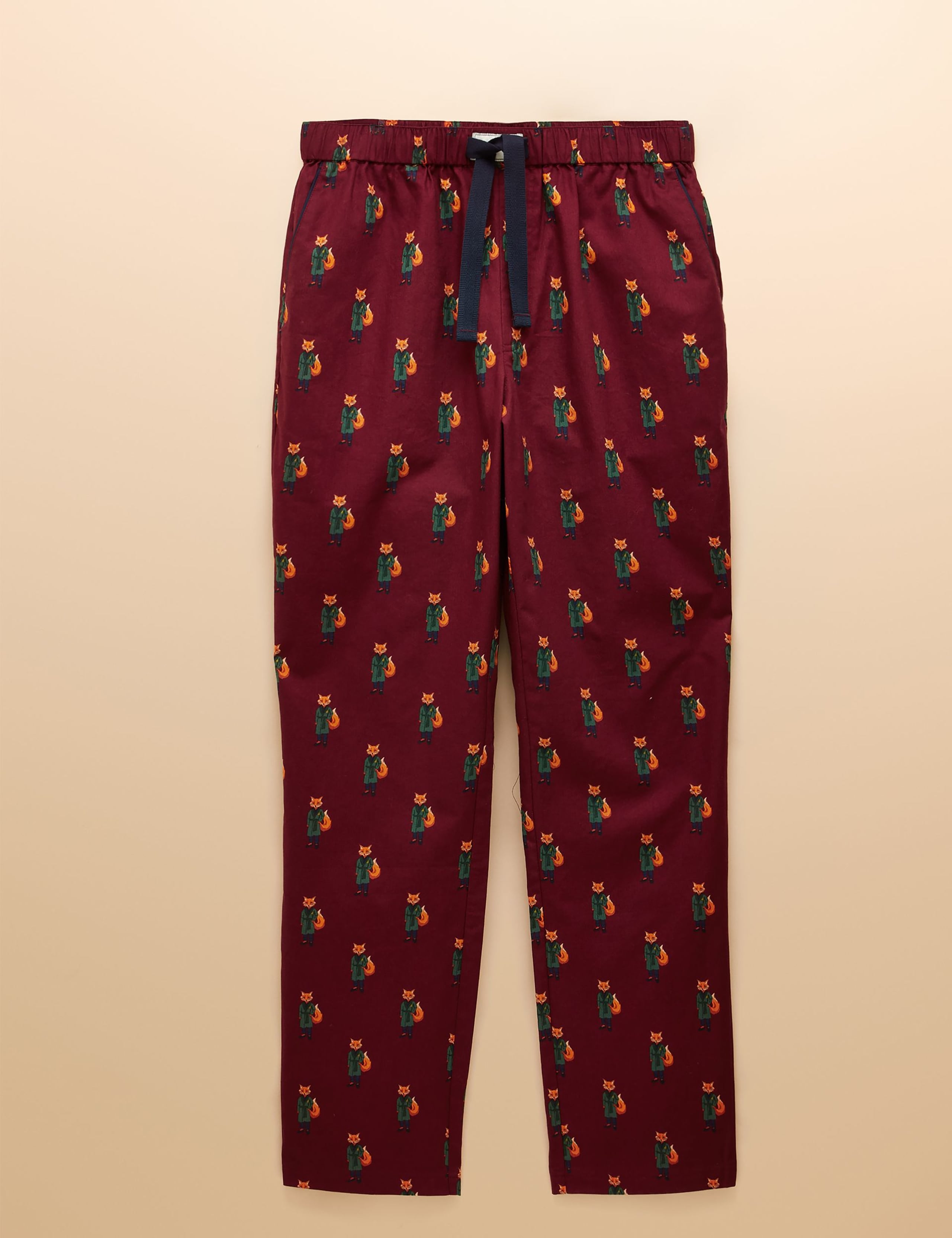 Pure Cotton Fox Print Pyjama Bottoms 2 of 8