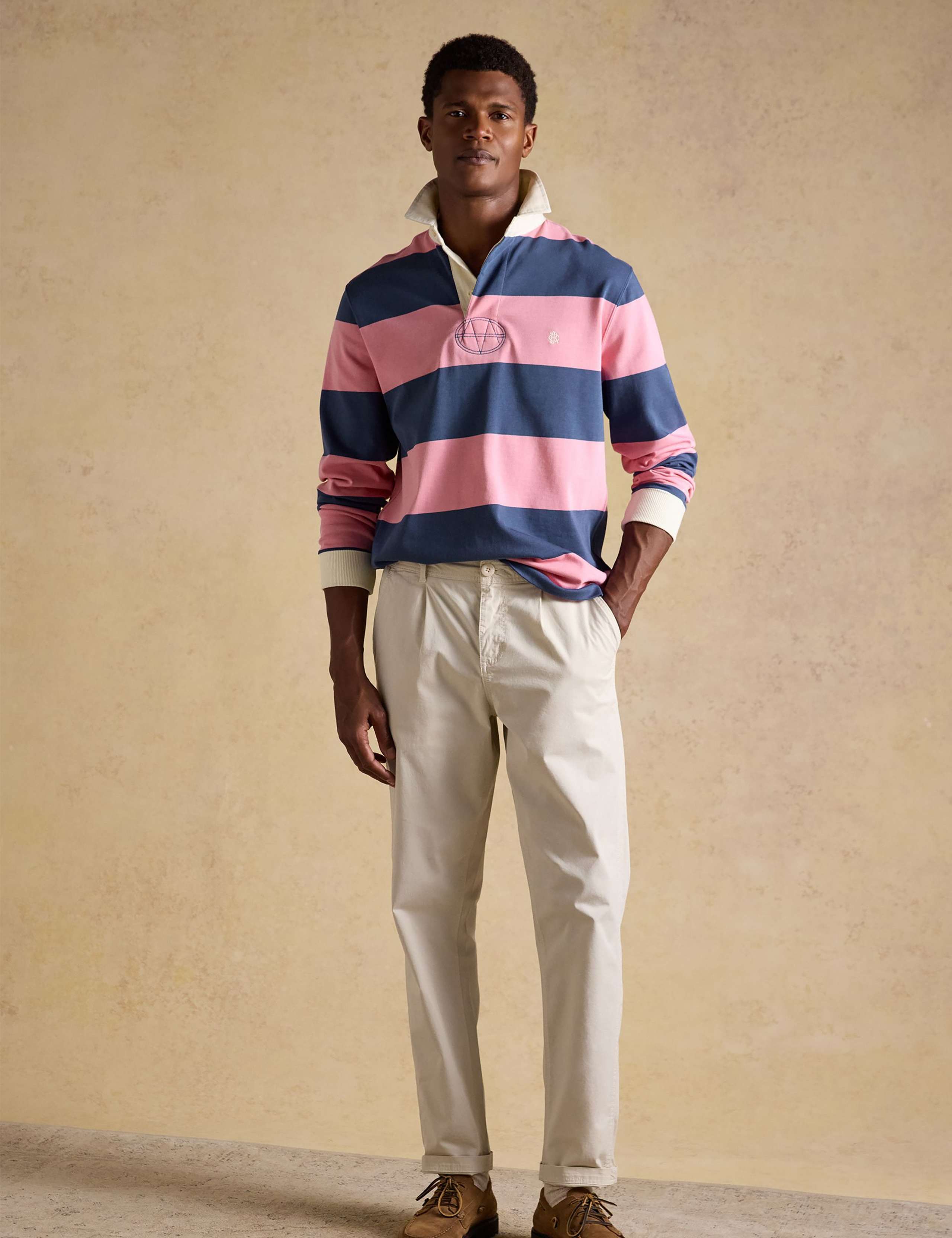 Pure Cotton Striped Rugby Shirt 3 of 8