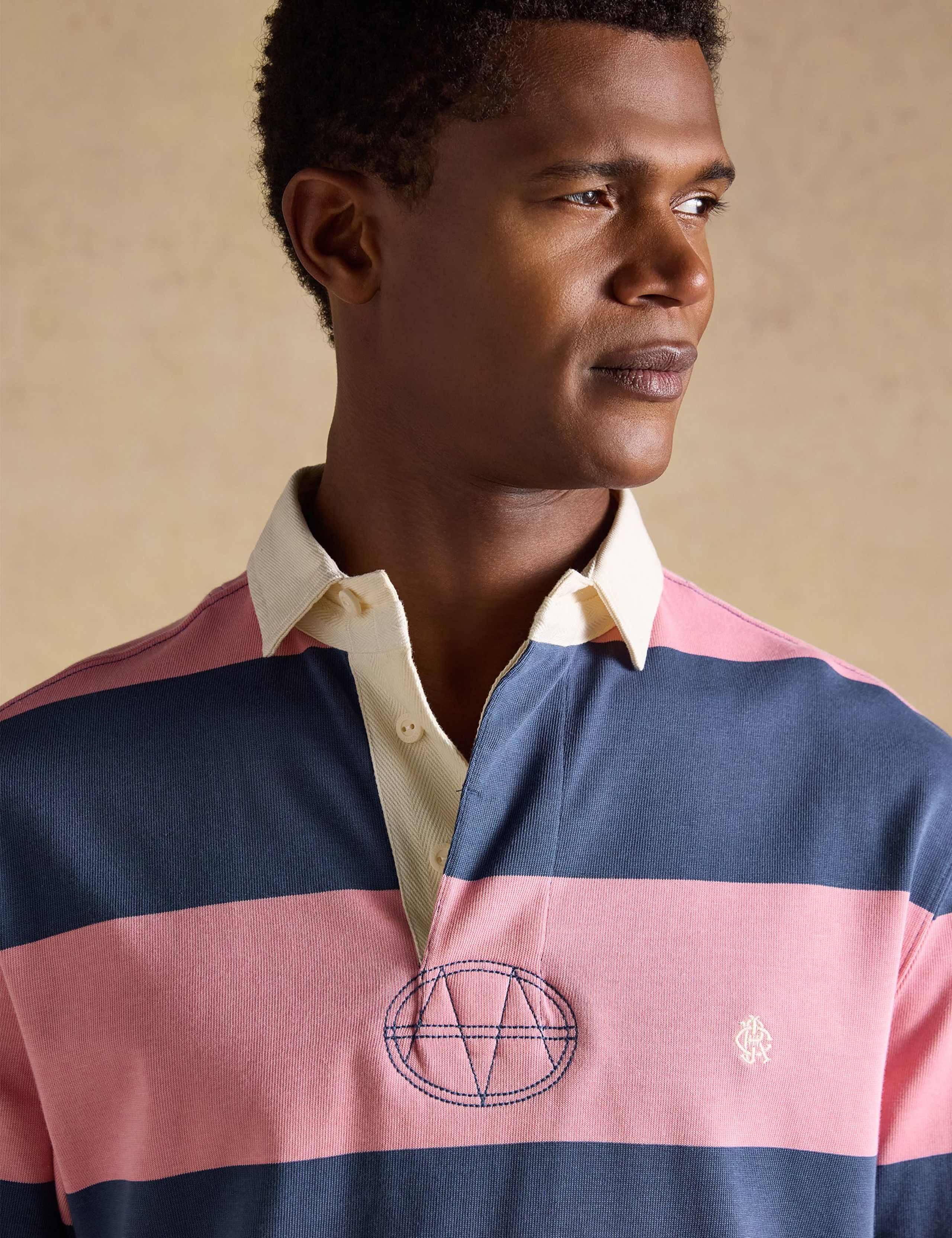 Pure Cotton Striped Rugby Shirt 5 of 8