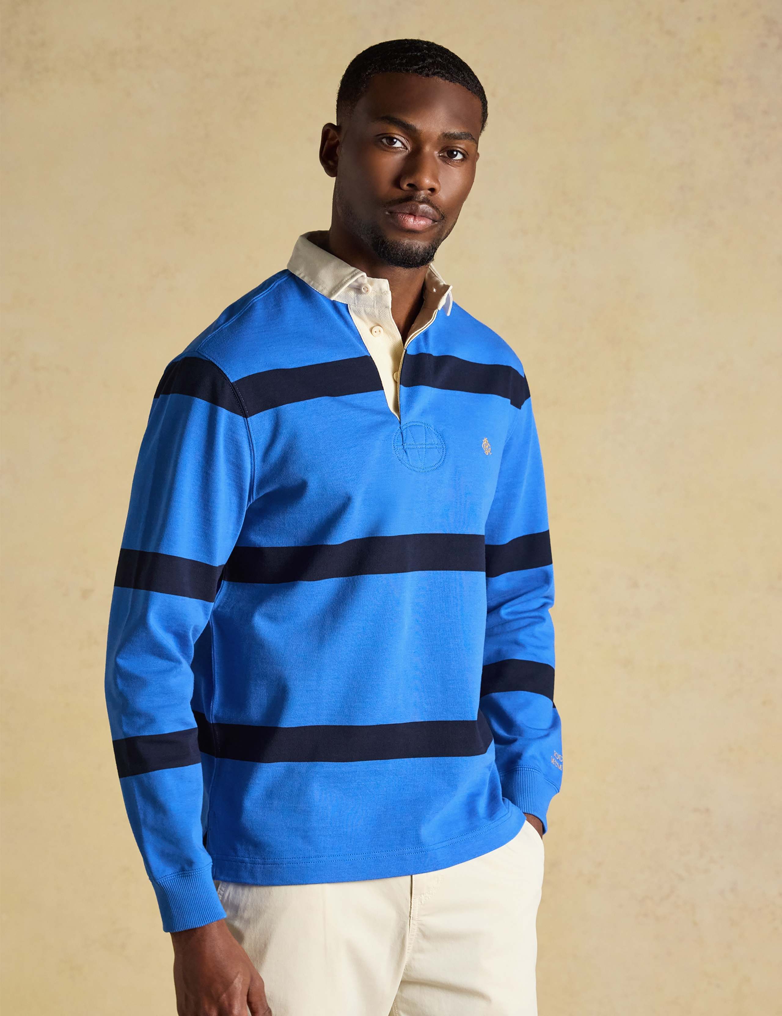 Pure Cotton Striped Rugby Shirt 1 of 9