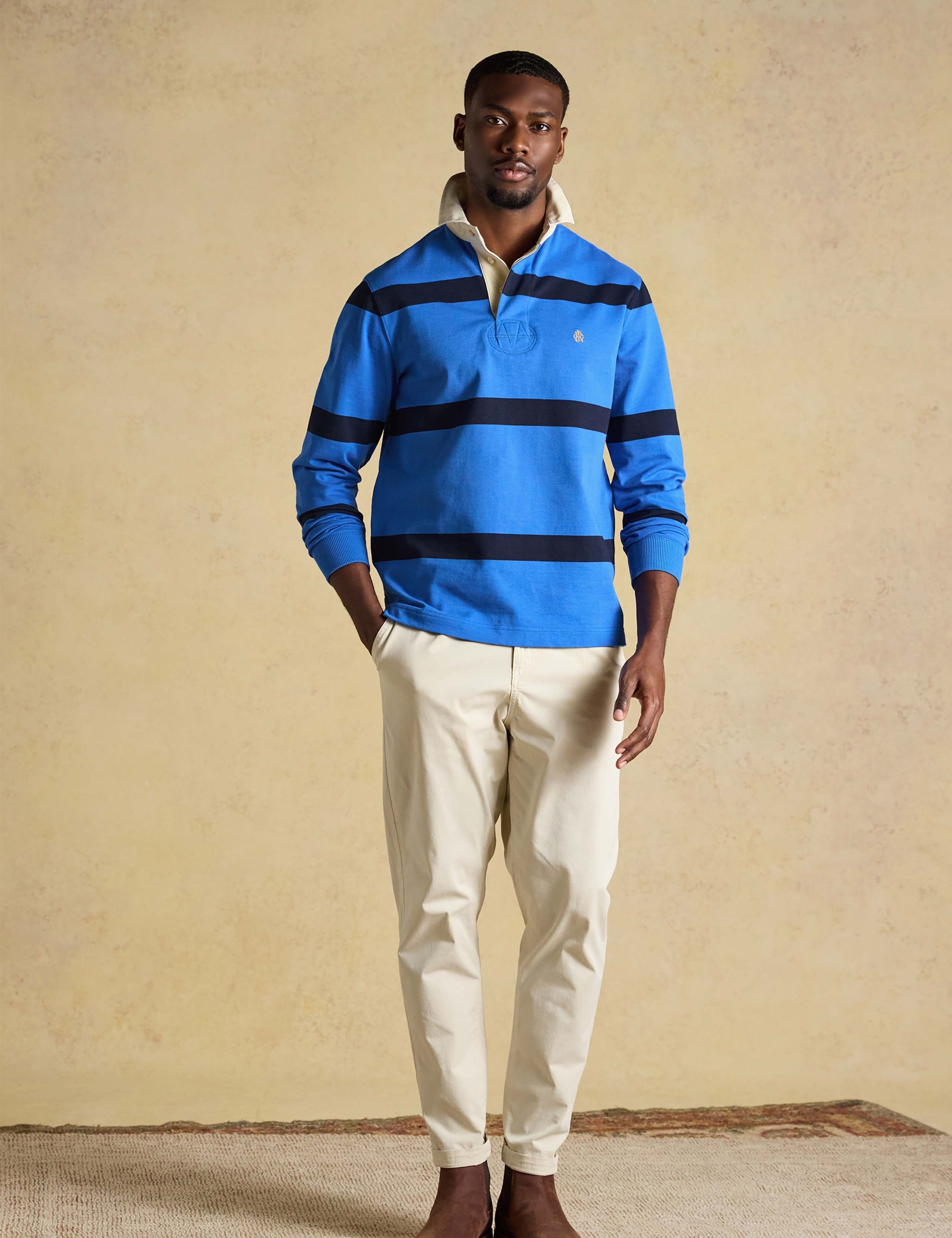 Pure Cotton Striped Rugby Shirt 4 of 9