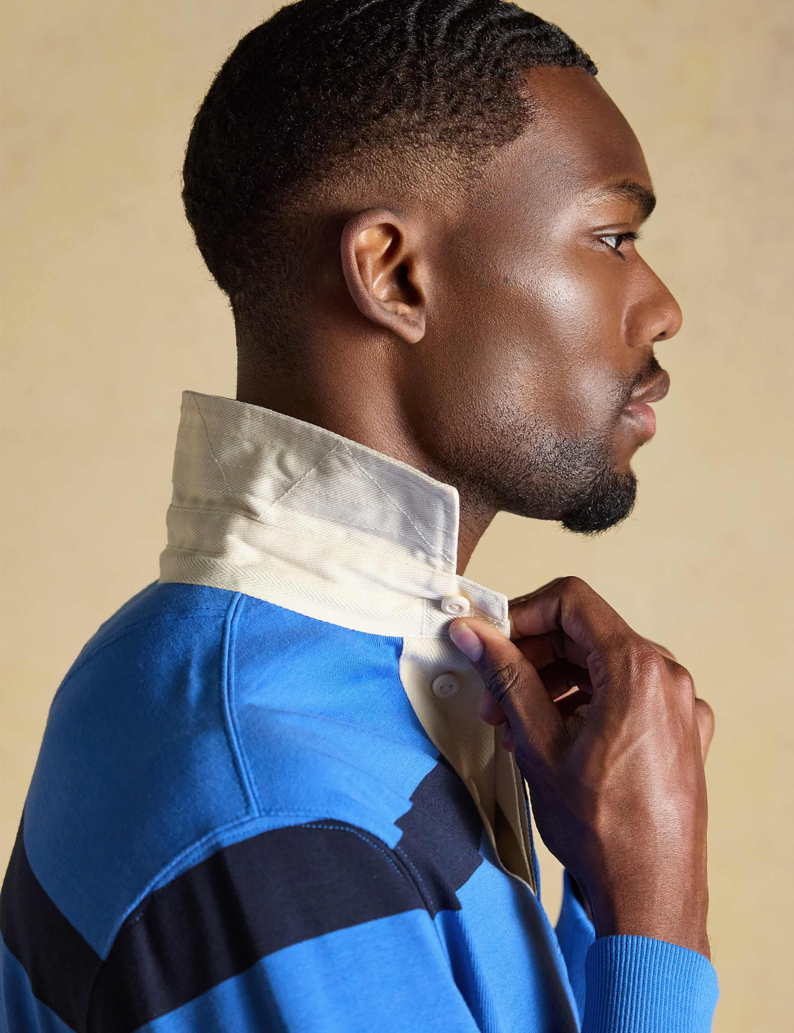 Pure Cotton Striped Rugby Shirt 5 of 9