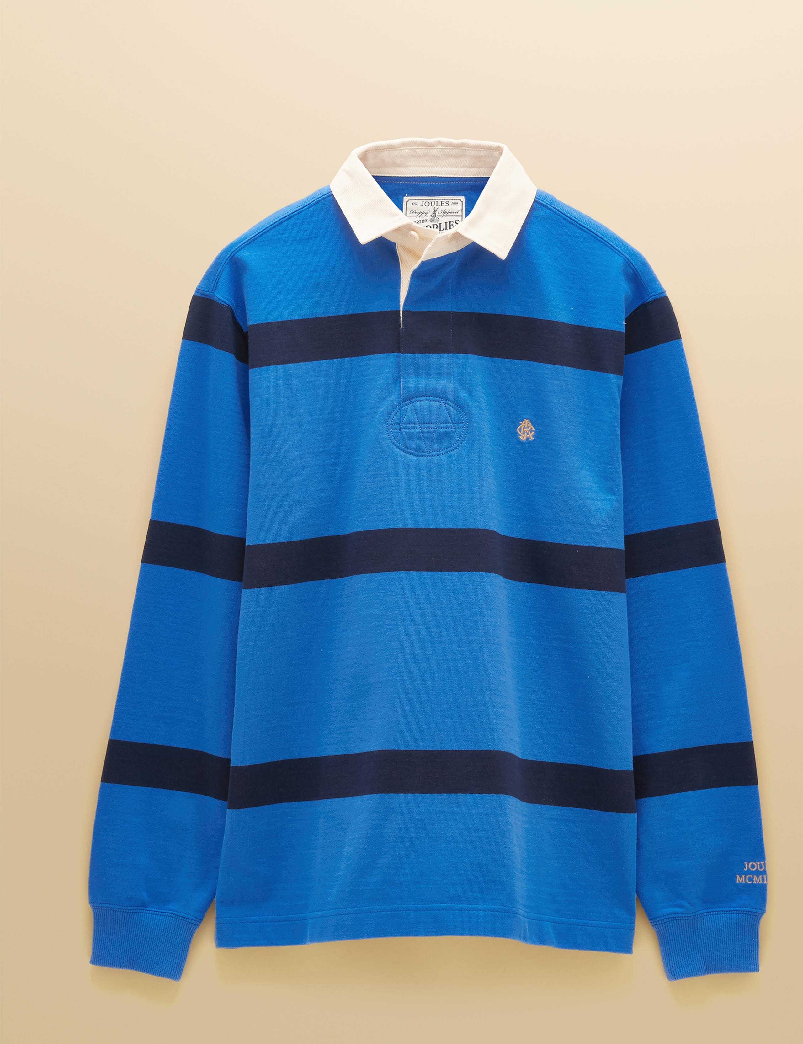 Pure Cotton Striped Rugby Shirt 2 of 9