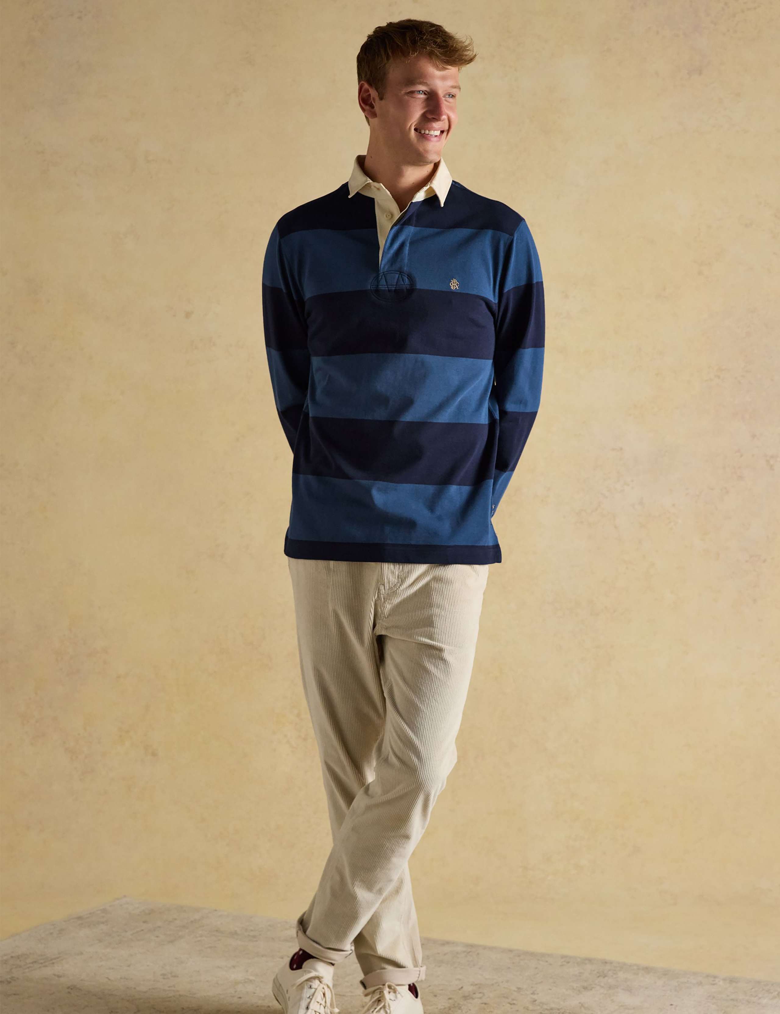 Pure Cotton Striped Rugby Shirt 3 of 8