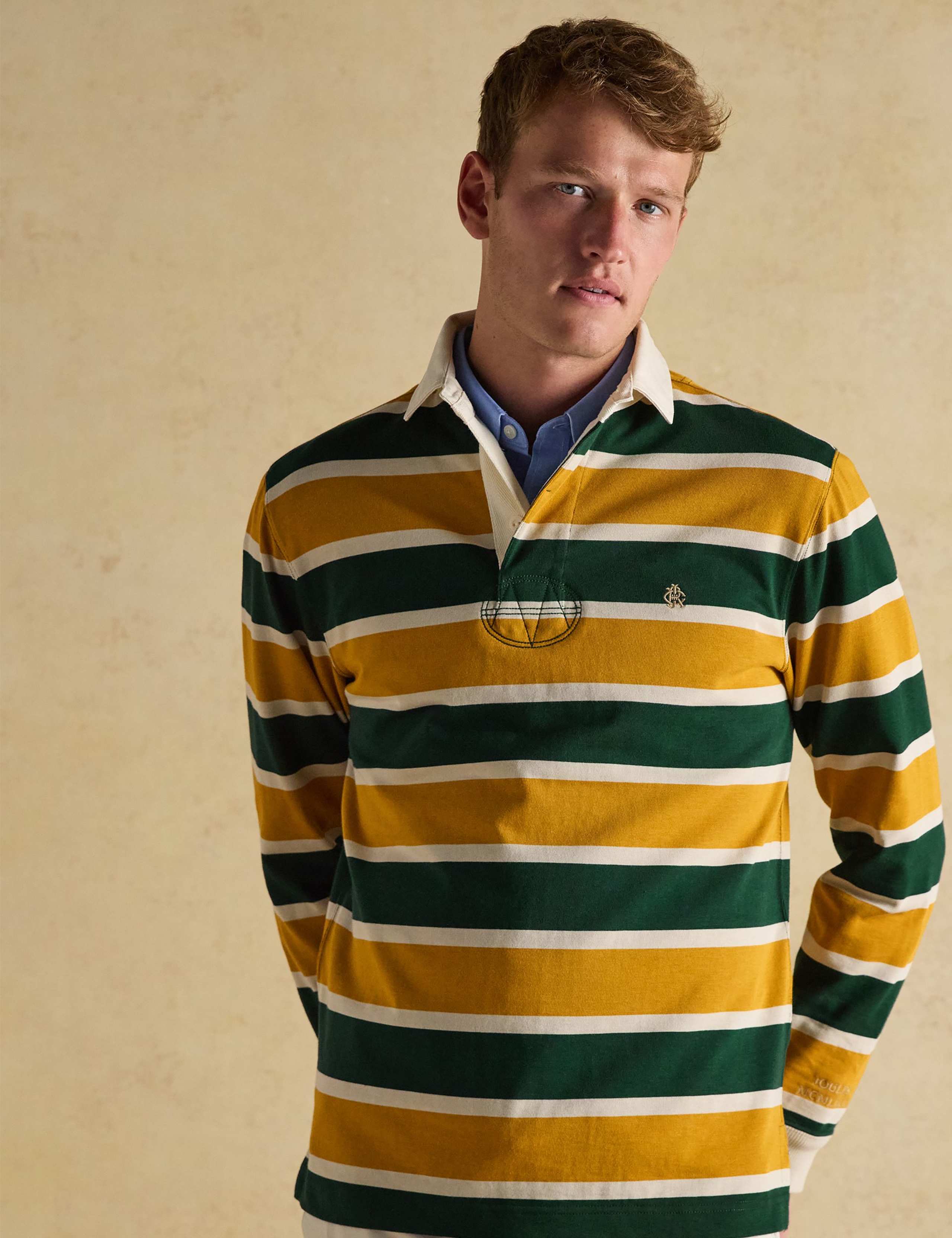 Pure Cotton Striped Rugby Shirt 3 of 8