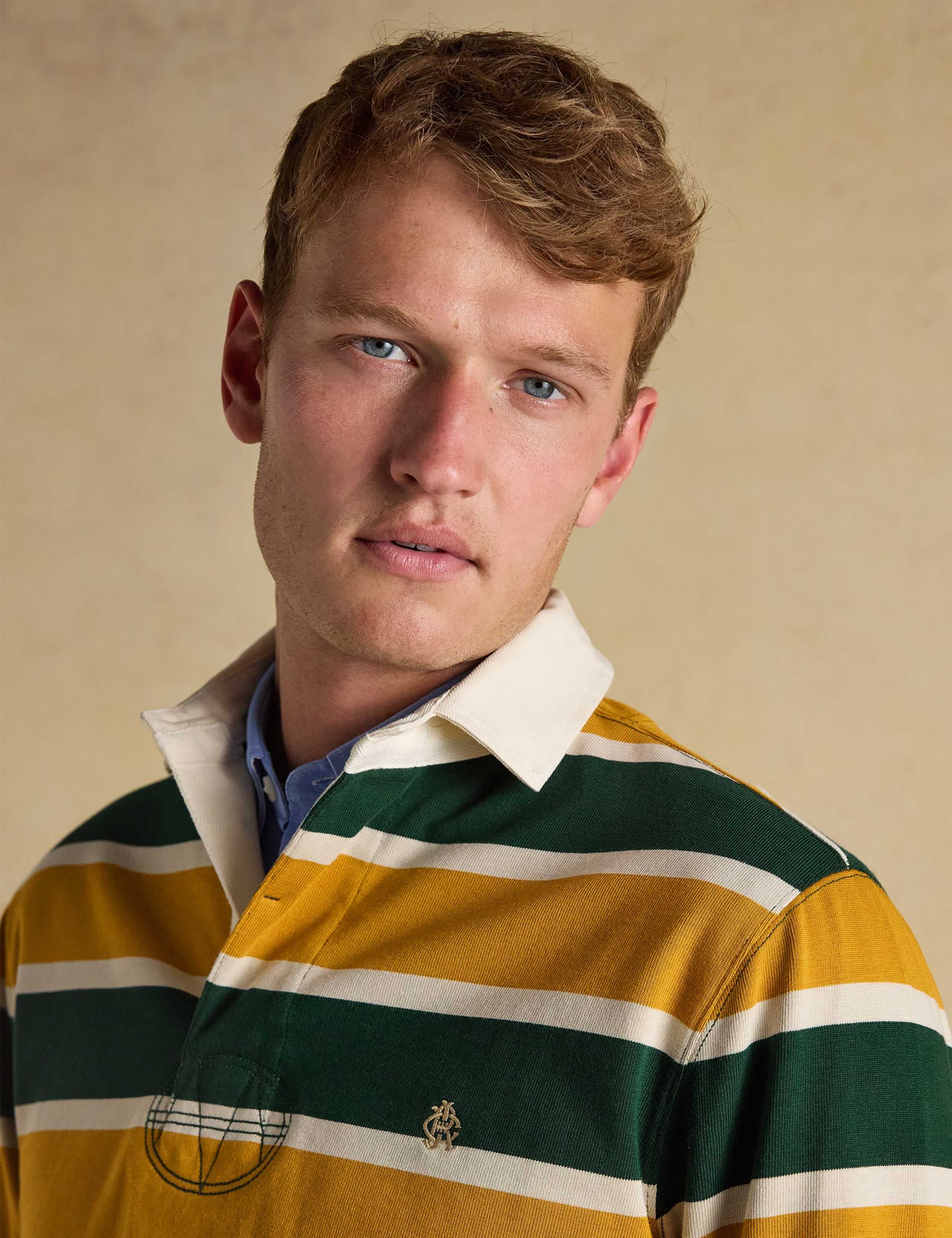 Pure Cotton Striped Rugby Shirt 6 of 8