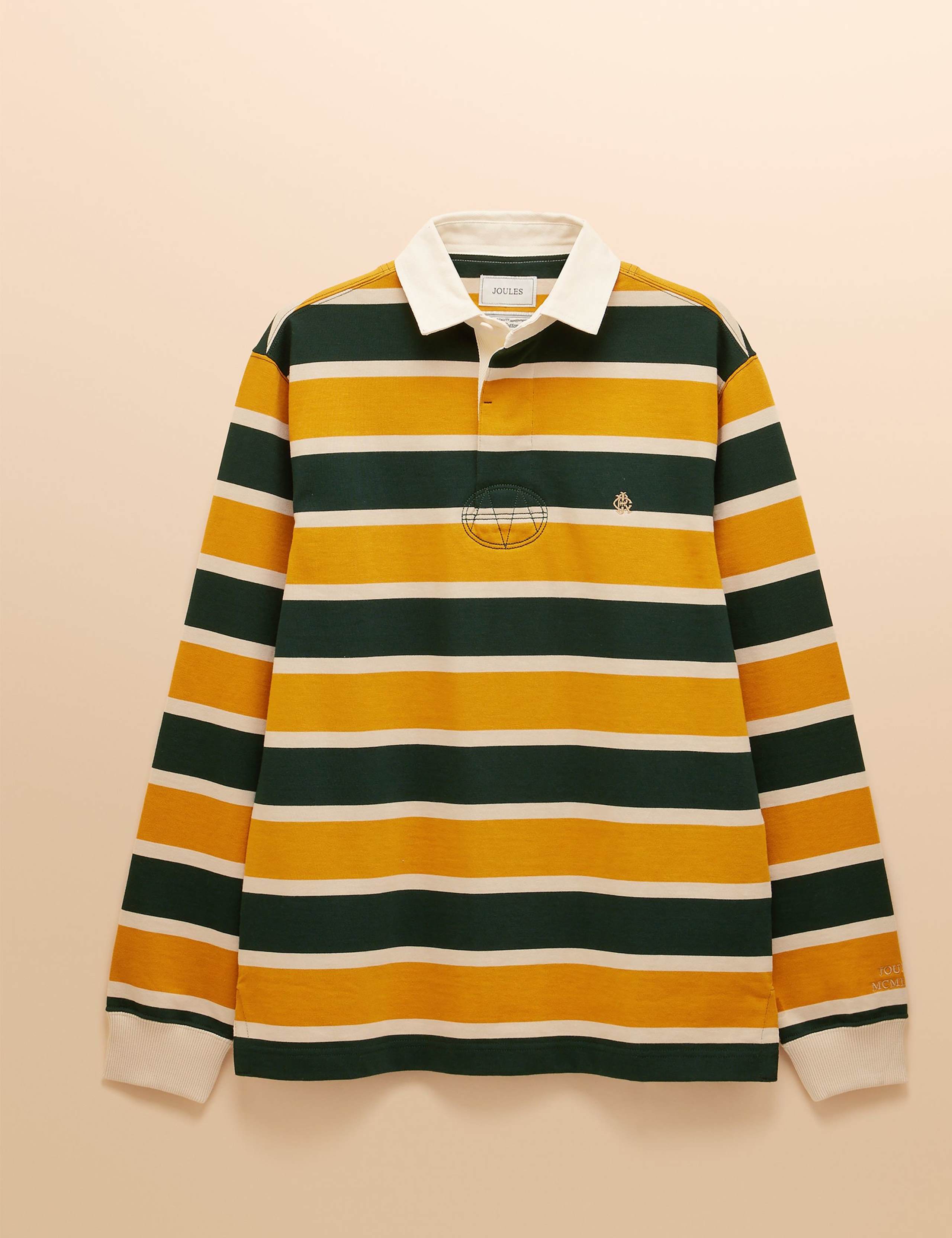 Pure Cotton Striped Rugby Shirt 2 of 8