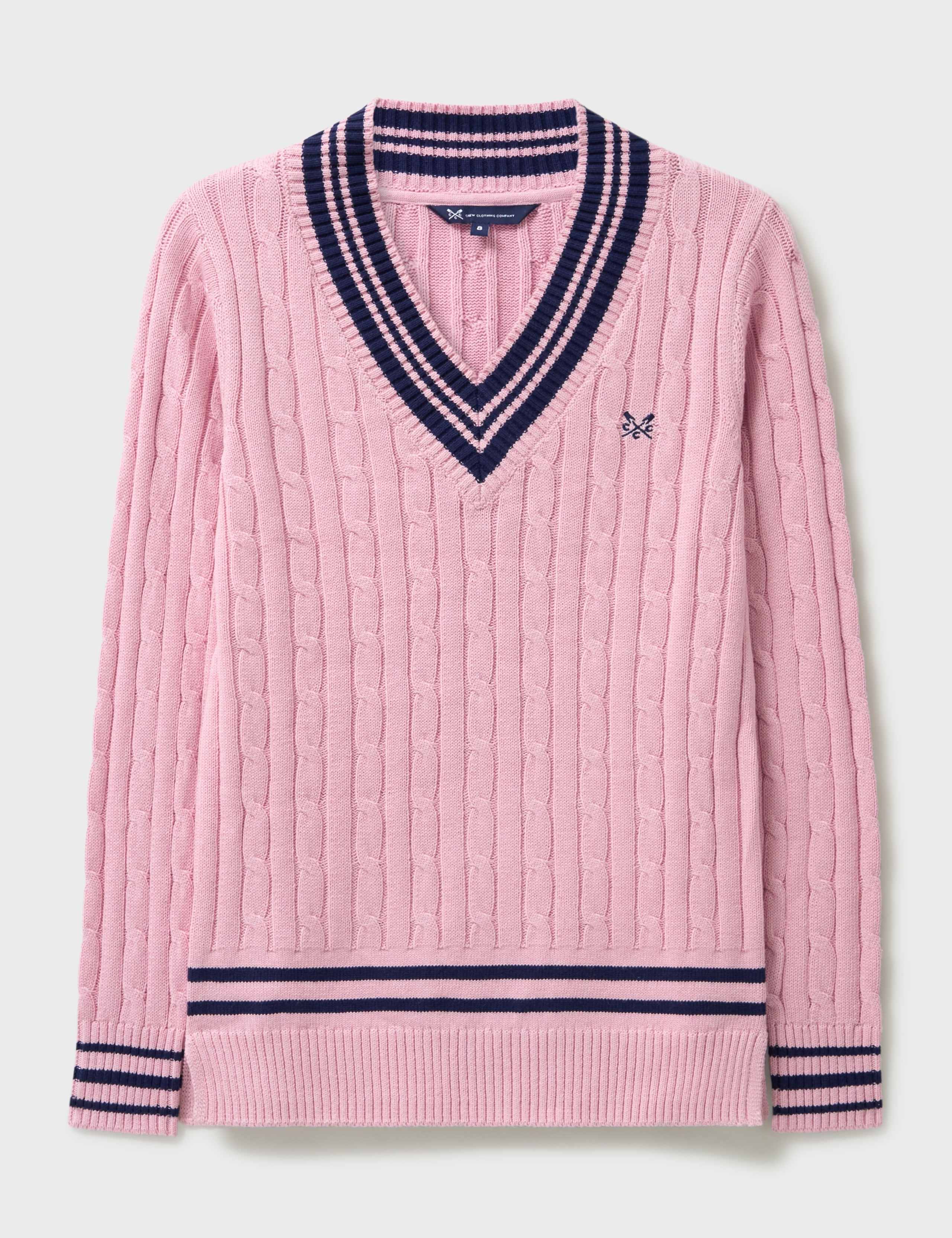 Cable V-Neck Cricket Jumper 2 of 5